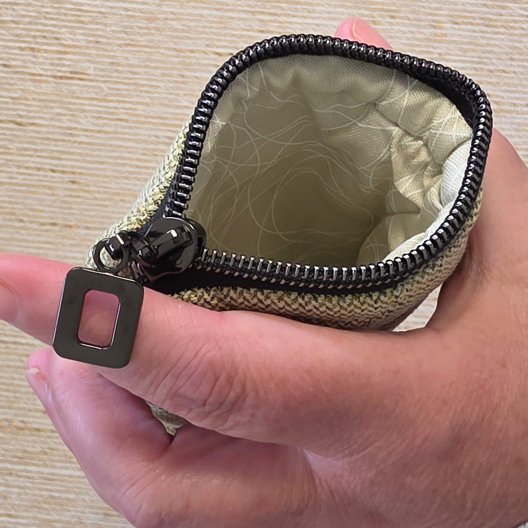 Quilted glasses and sunglasses case, handmade and upcycled