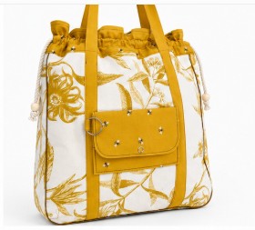 Golden Botanical Tote