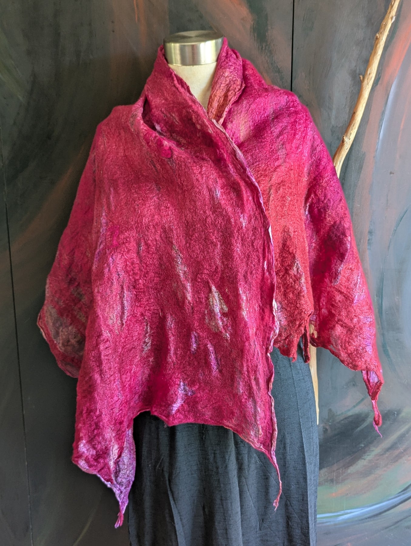 Nuno Felt Shawl-Kiss Me
