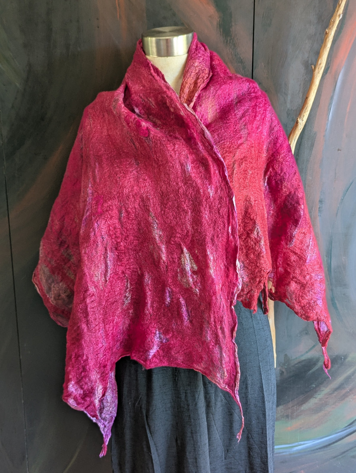 Nuno Felt Shawl-Kiss Me