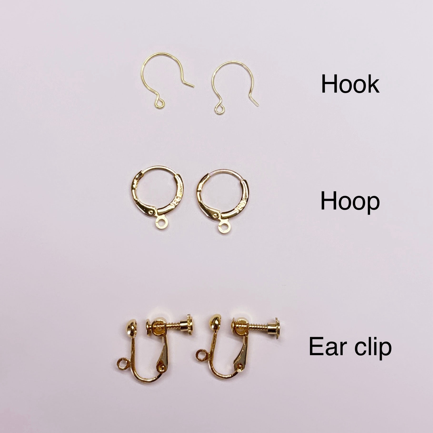 Handmade paper origami mini pearl crane earrings / ear clip on / 14k gold hoop
