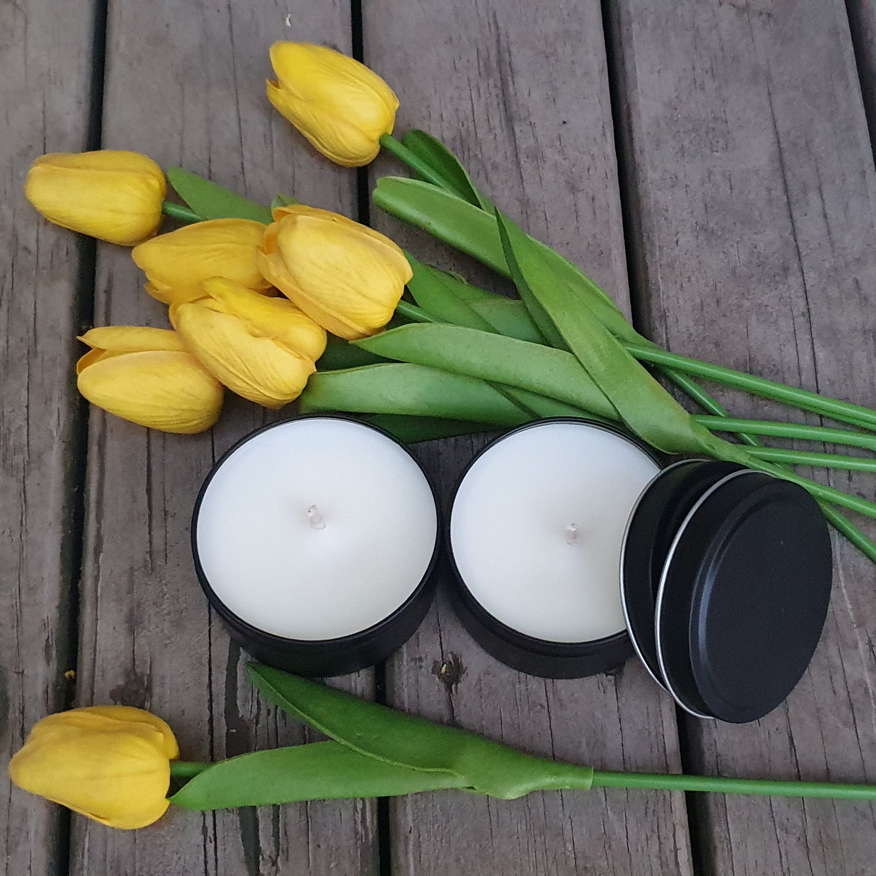 Goat Milk Soap Soy Candle Gift Set: Custom Scents, Face Towel or Dried Lavender Bundle.