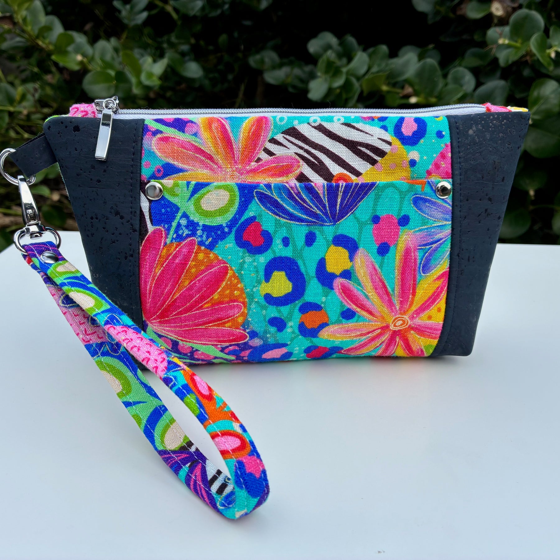 Norfolk Pouch - Calista Bright Floral (Ladybird and Roar)