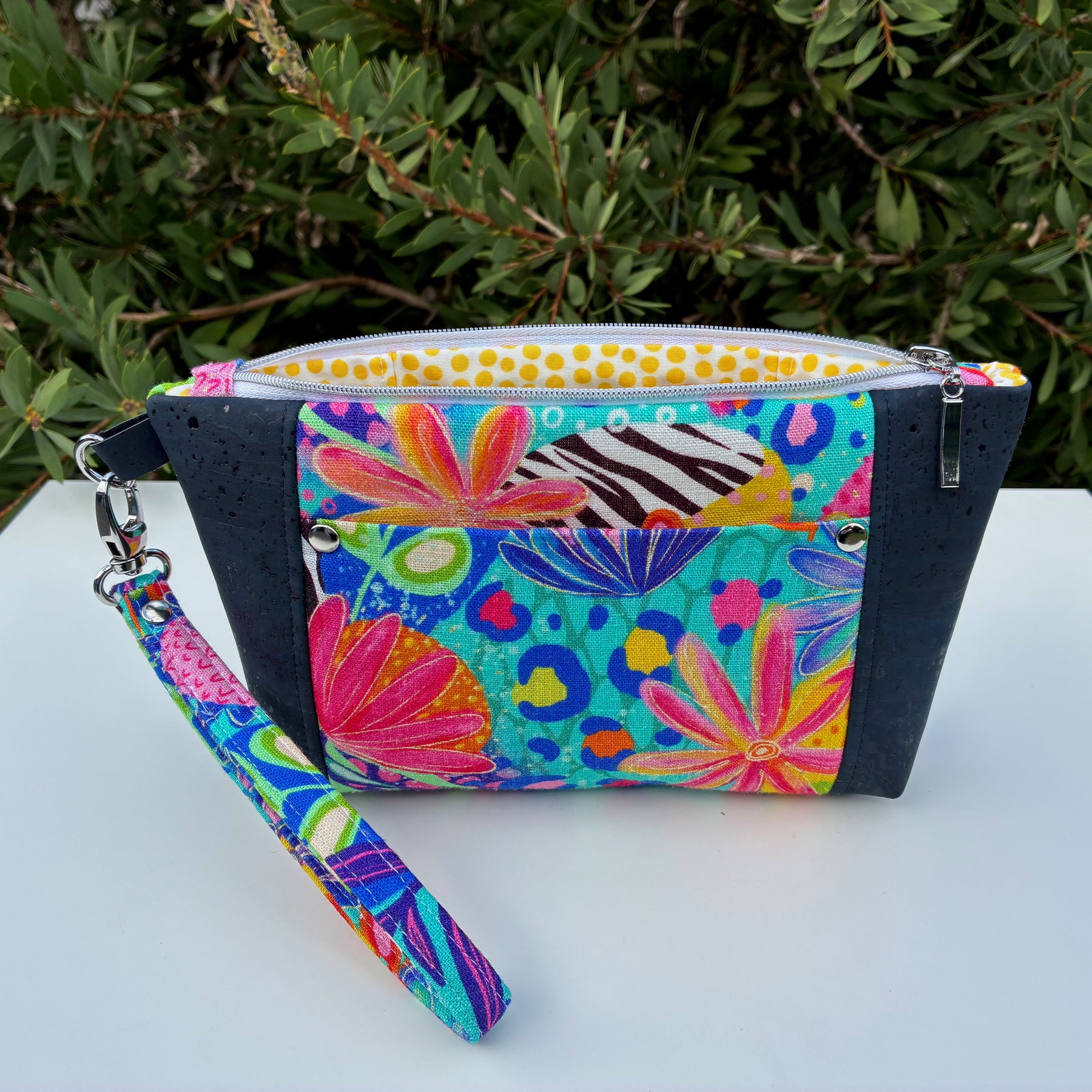 Norfolk Pouch - Calista Bright Floral (Ladybird and Roar)