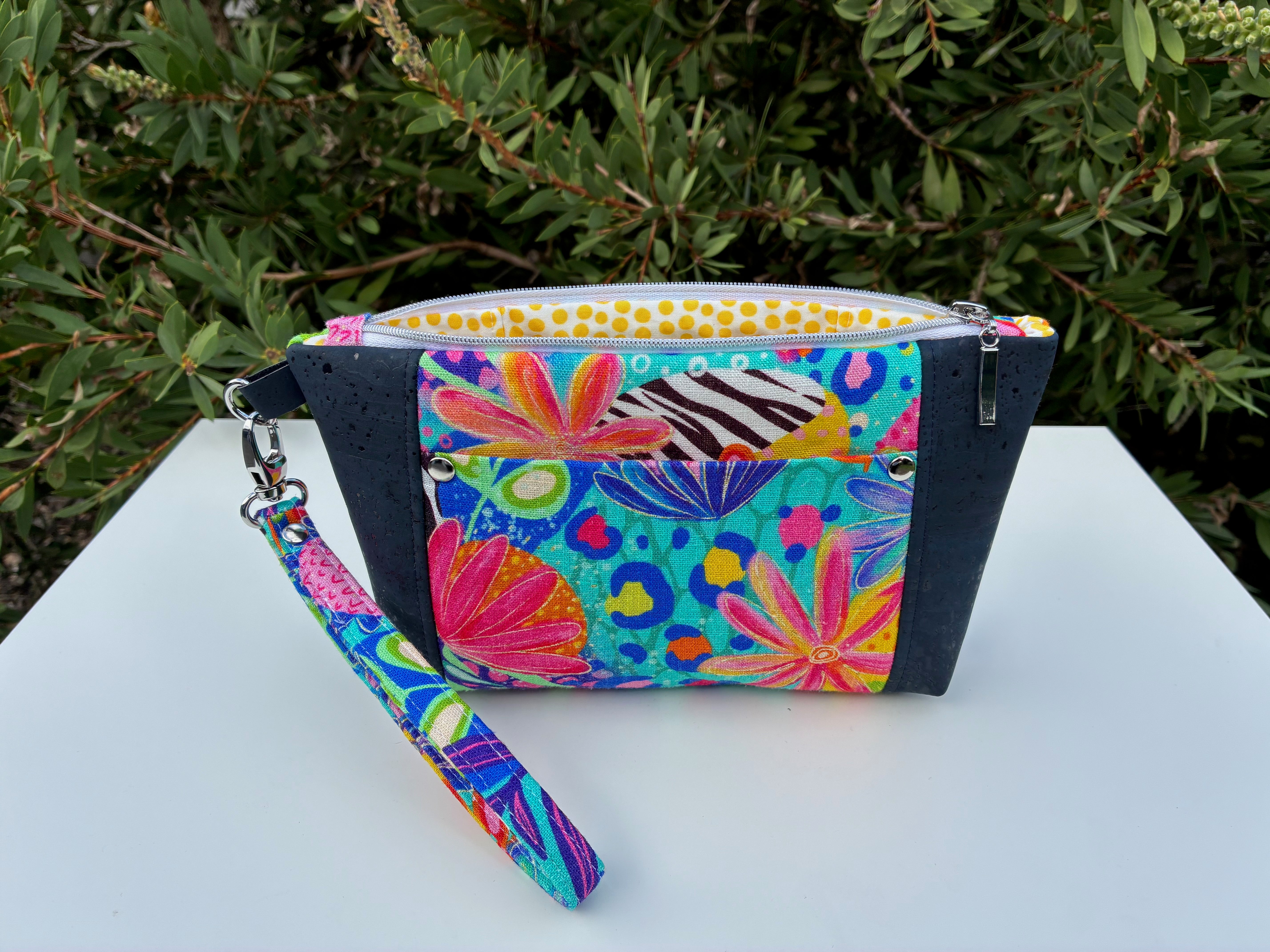 Norfolk Pouch - Calista Bright Floral (Ladybird and Roar)