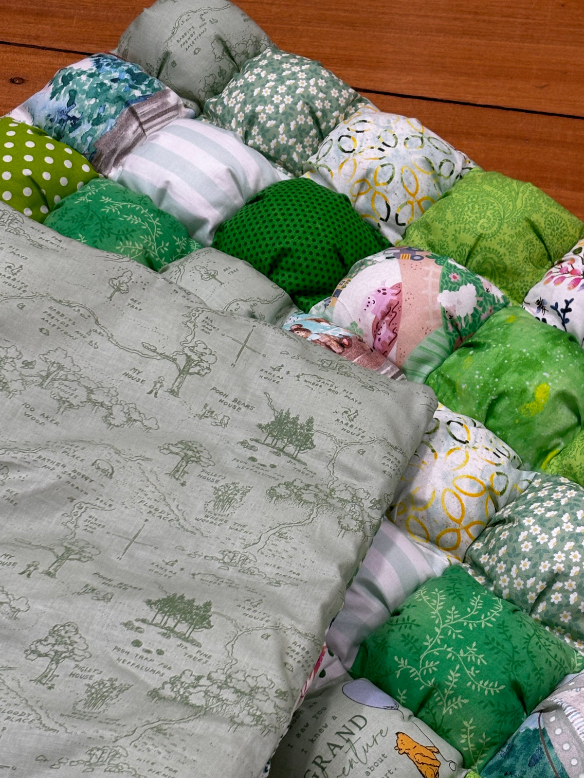 Handmade Puff Quilt & Play Mat