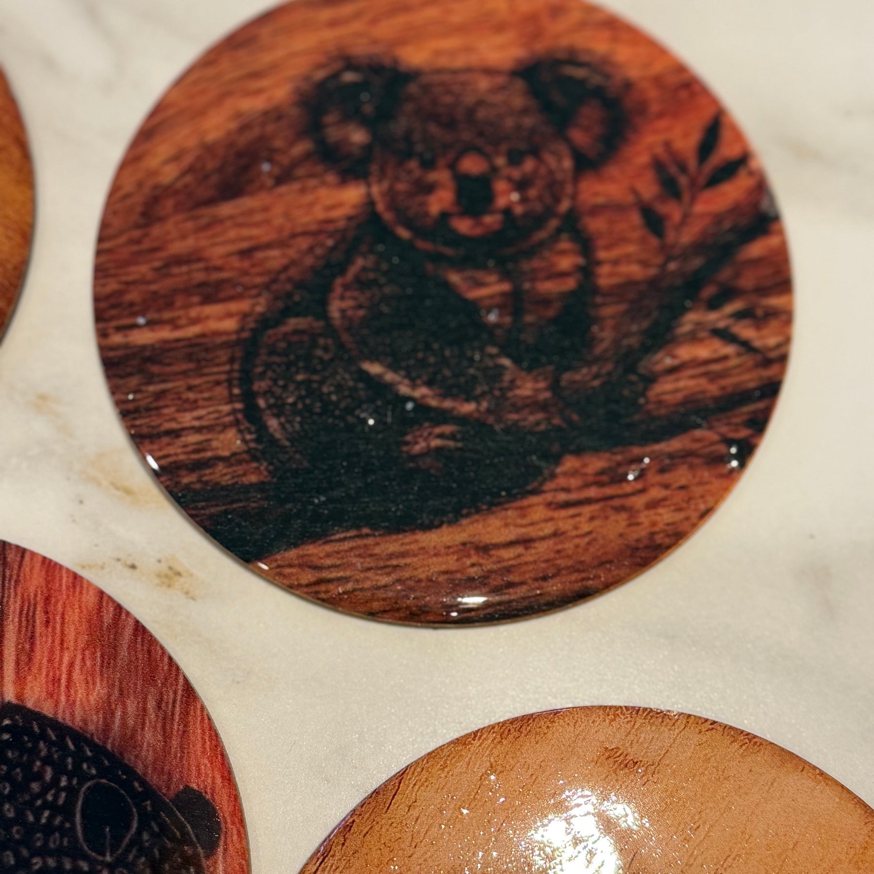 Coasters | Native coasters | wooden coasters | gift ideas | coffee table decor