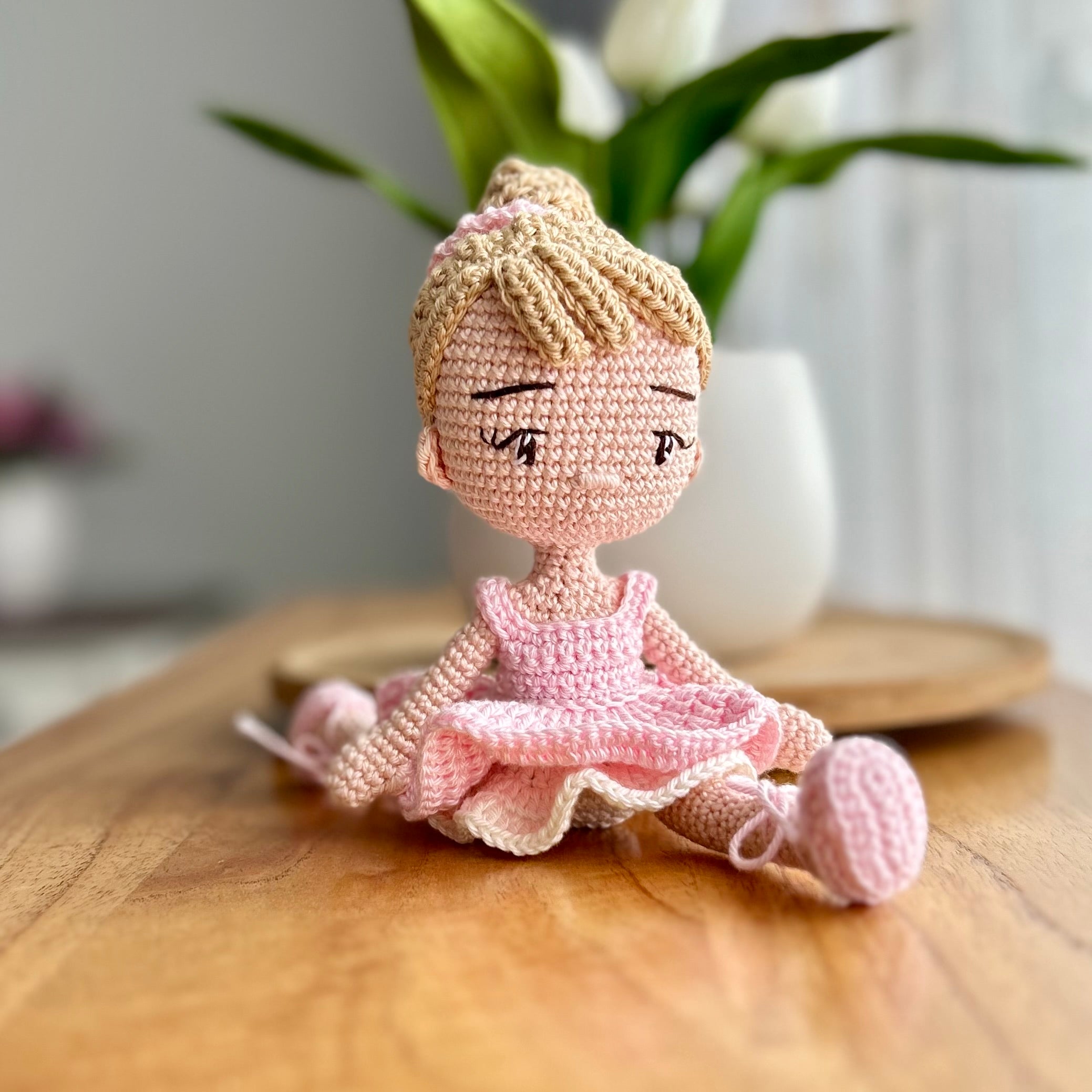 Clara | Crochet Ballerina Doll | 20cm | Ready to Ship