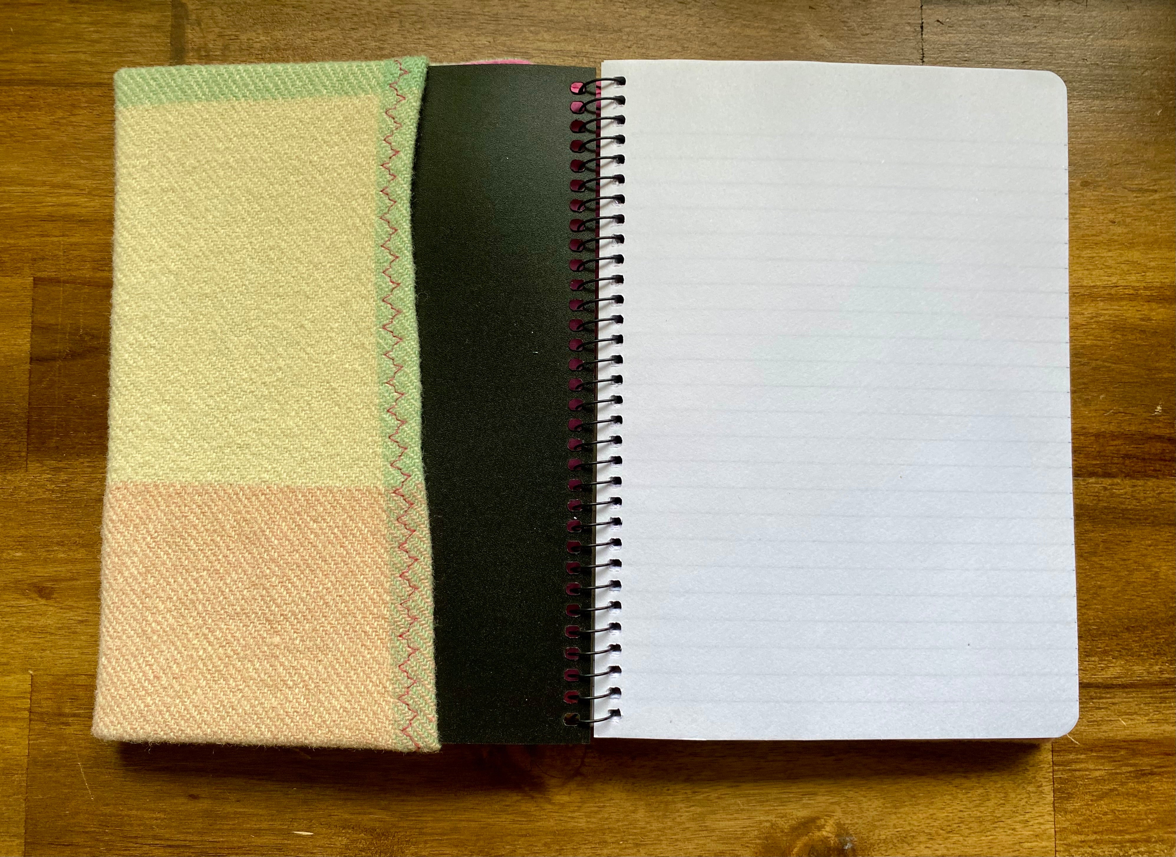 A5 Upcycled Notebook Vintage Caravan - Multi
