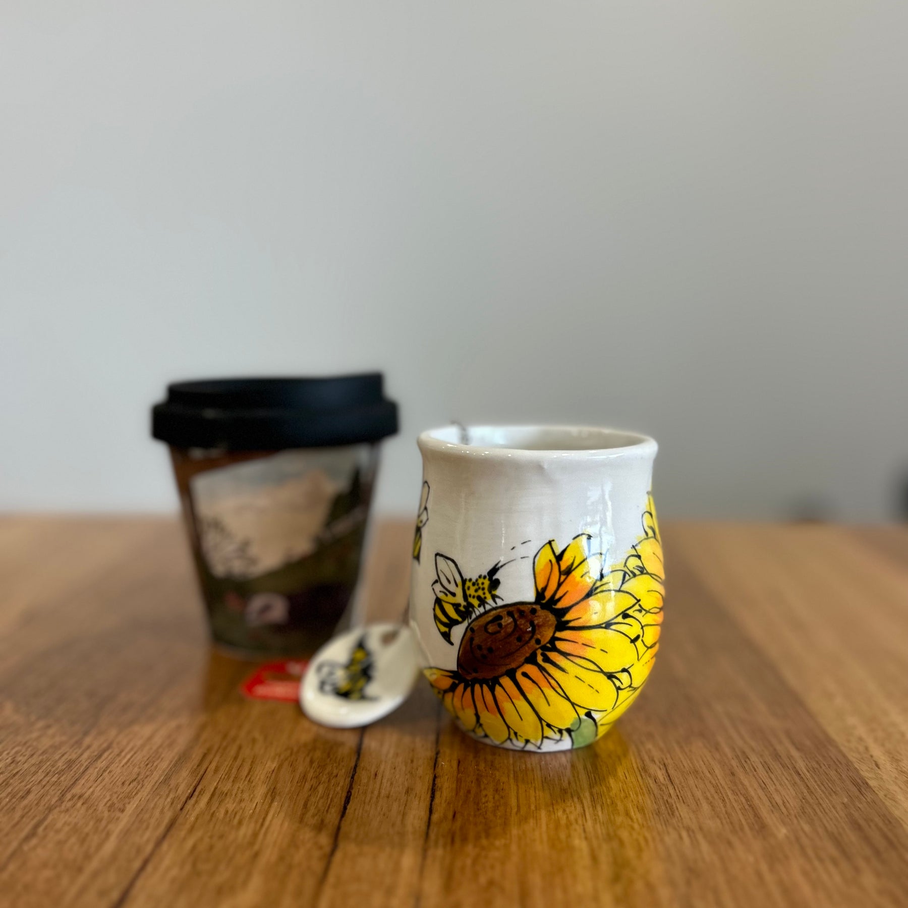 Custom Painted, Handmade Pottery Mugs!