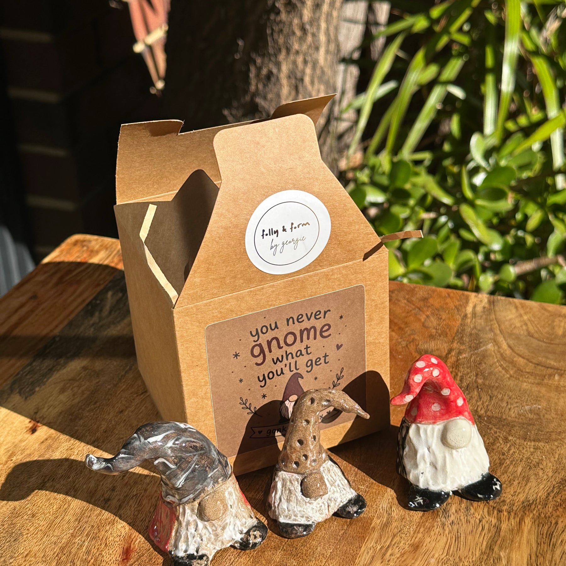 Gonk in a Box - Standard | Handmade Ceramic Mystery Gonk | Australian Handmade Gift