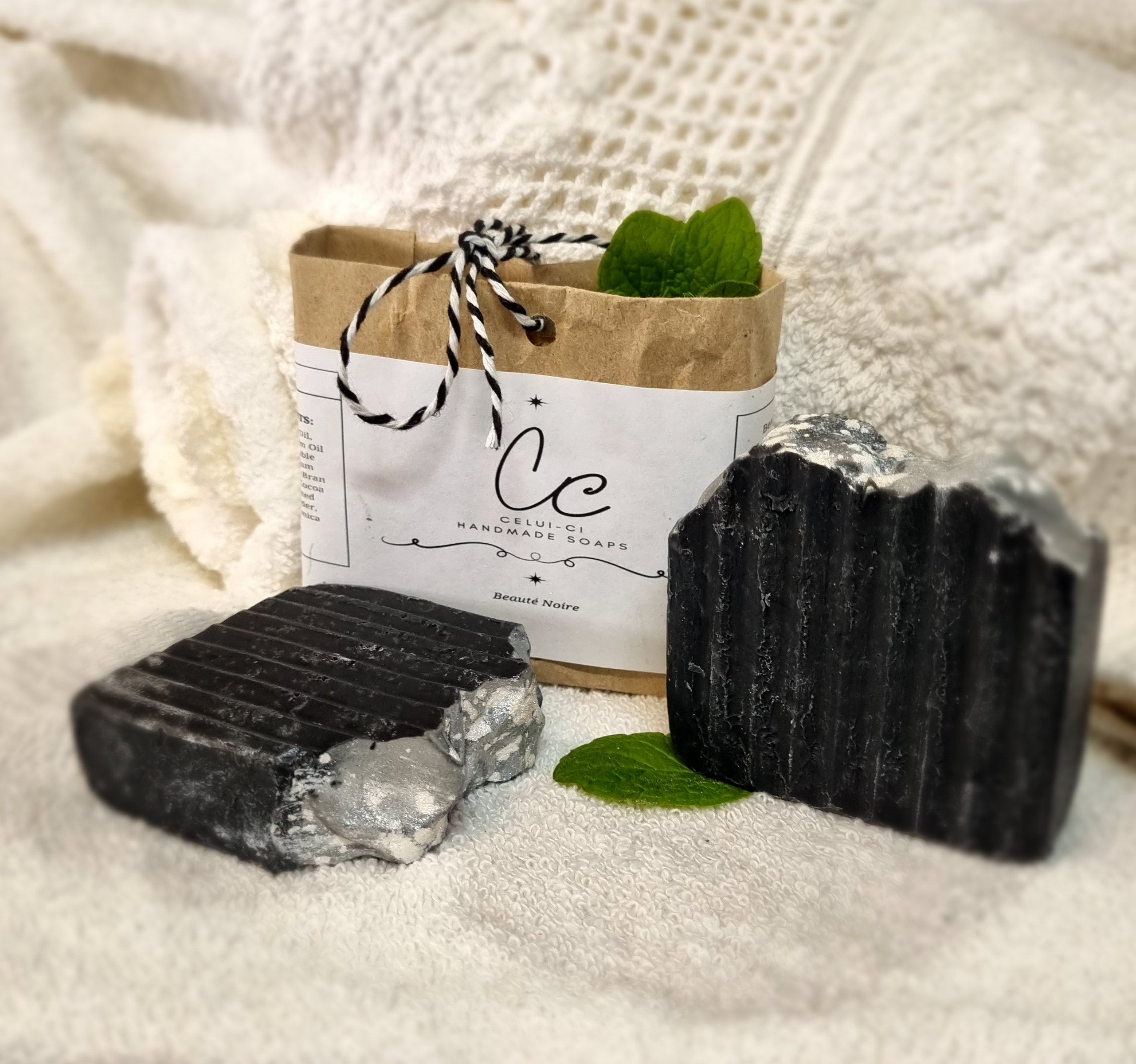 Handmade Scented Soap with Activated Charcoal