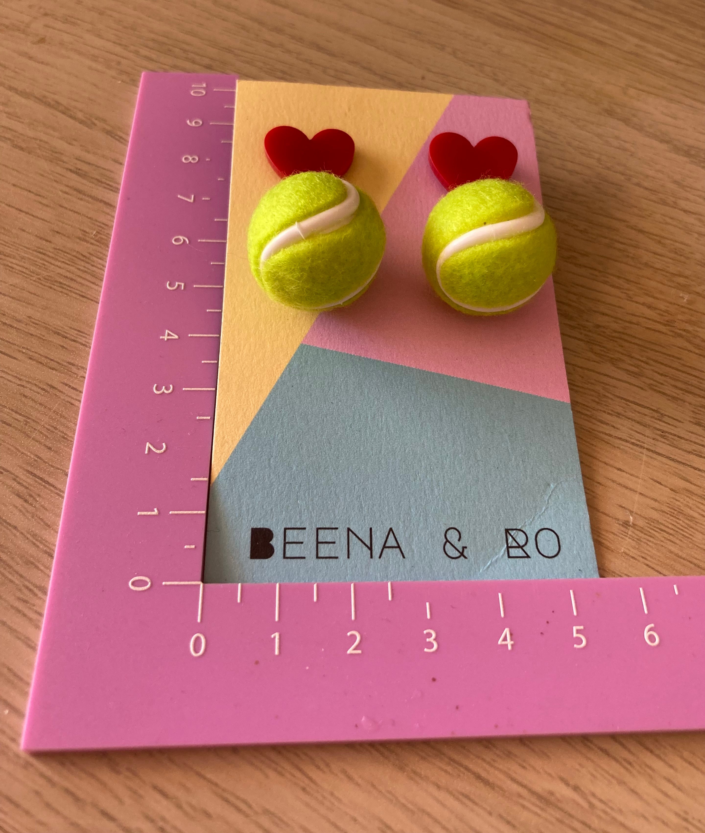 Tennis lover earrings 🎾