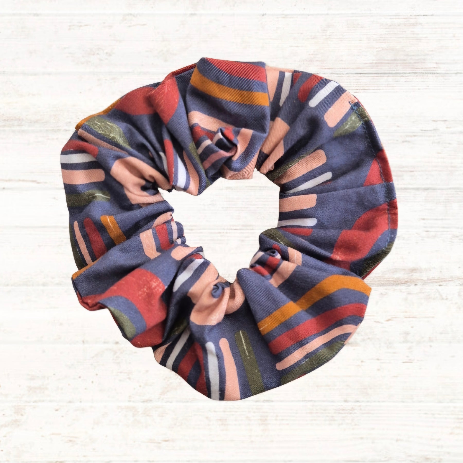 Dark Rainbow Scrunchie