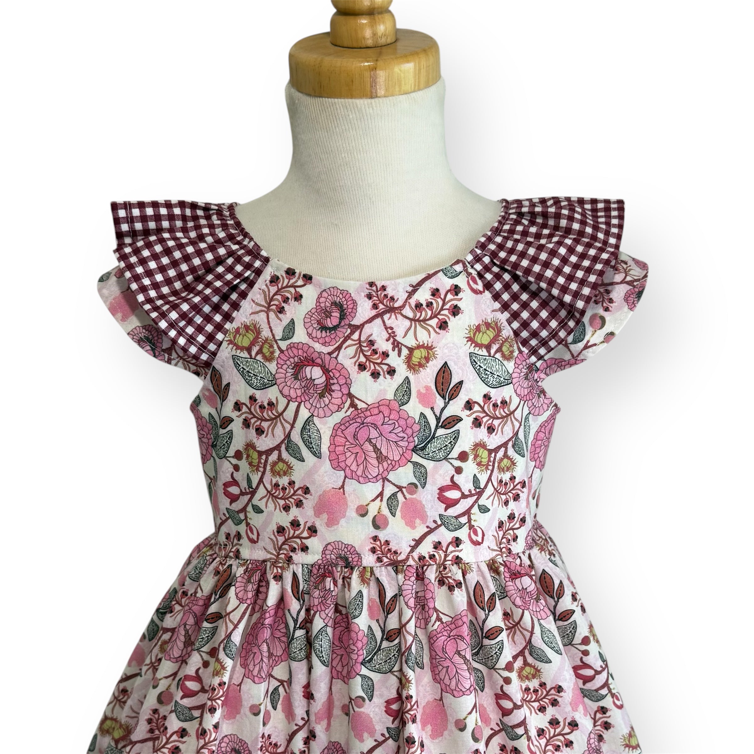 Size 5 Gingham & Paisley Floral KATY Dress