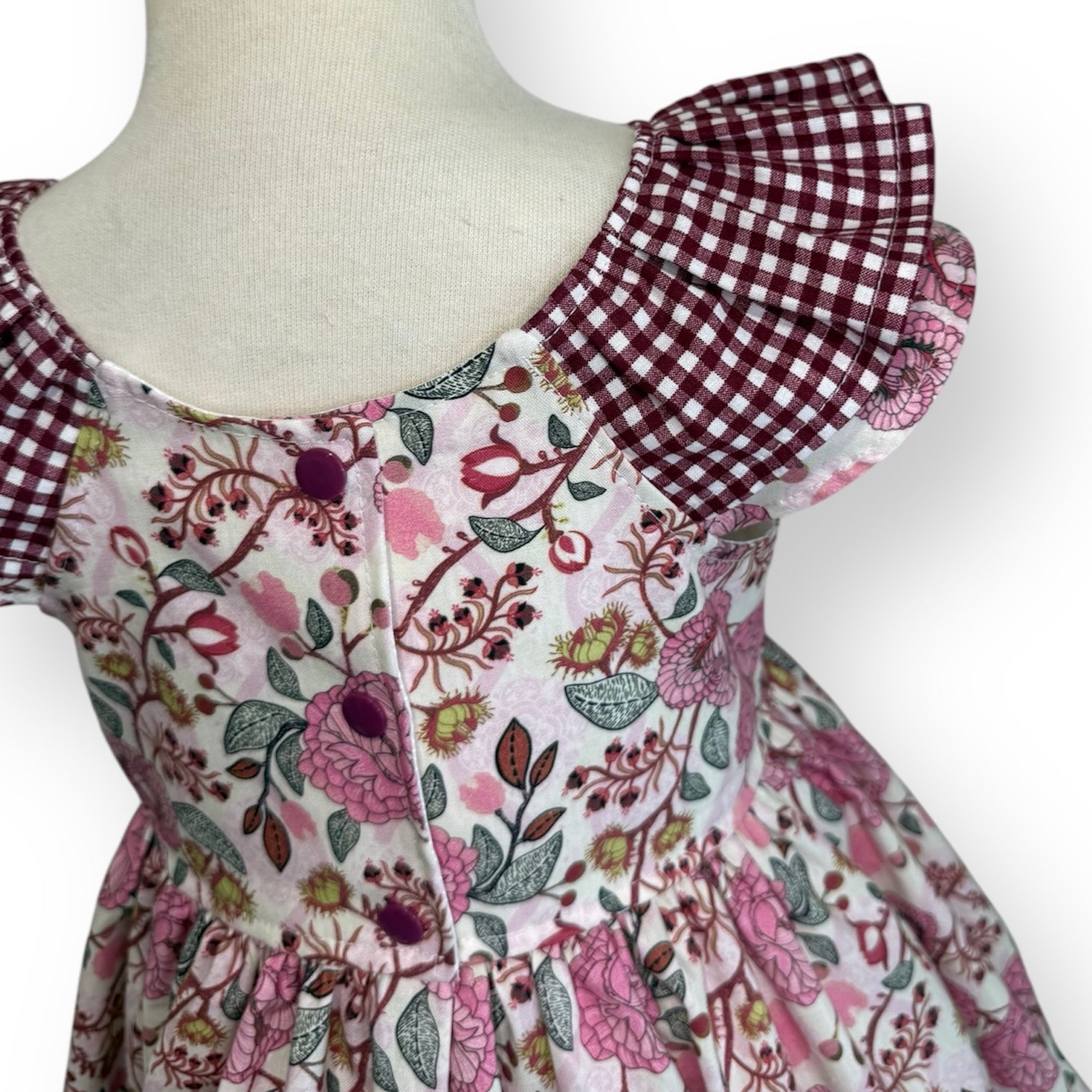 Size 5 Gingham & Paisley Floral KATY Dress