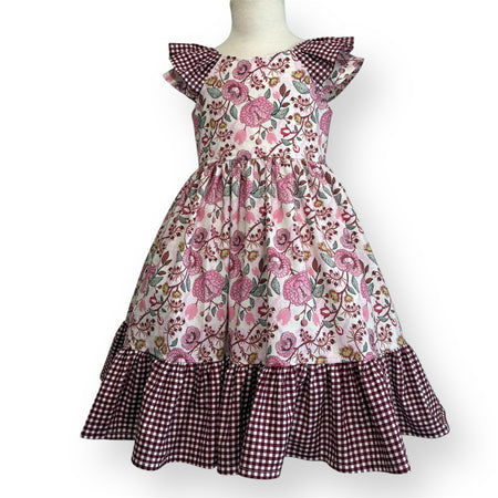 Size 5 Gingham & Paisley Floral KATY Dress