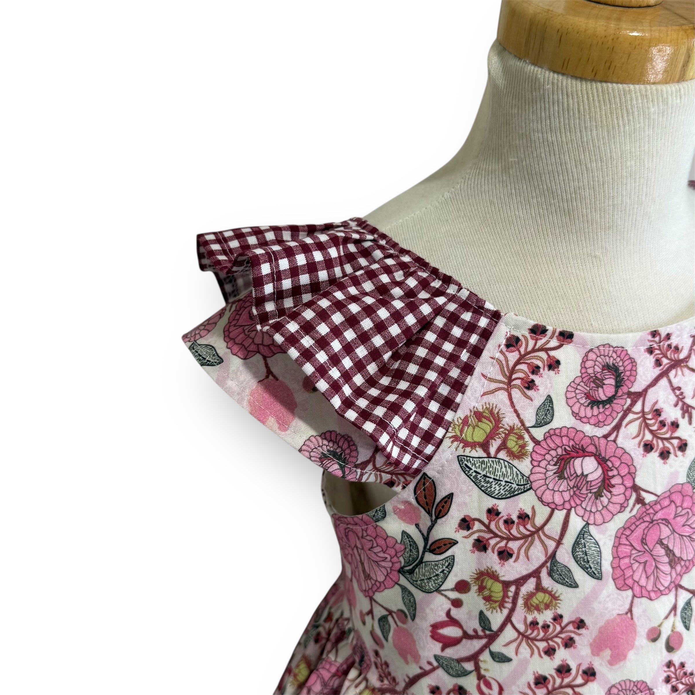 Size 5 Gingham & Paisley Floral KATY Dress