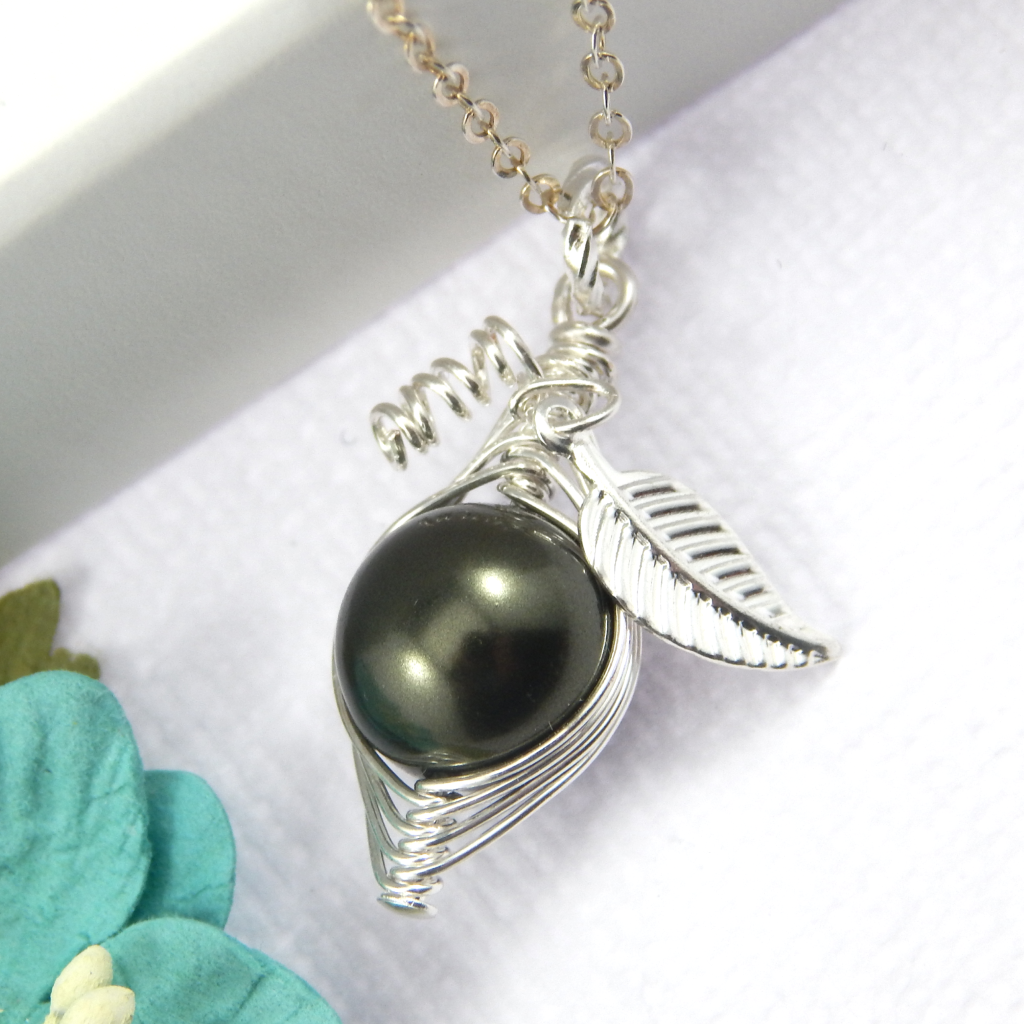 One  Pea In A Pod Silver Necklace