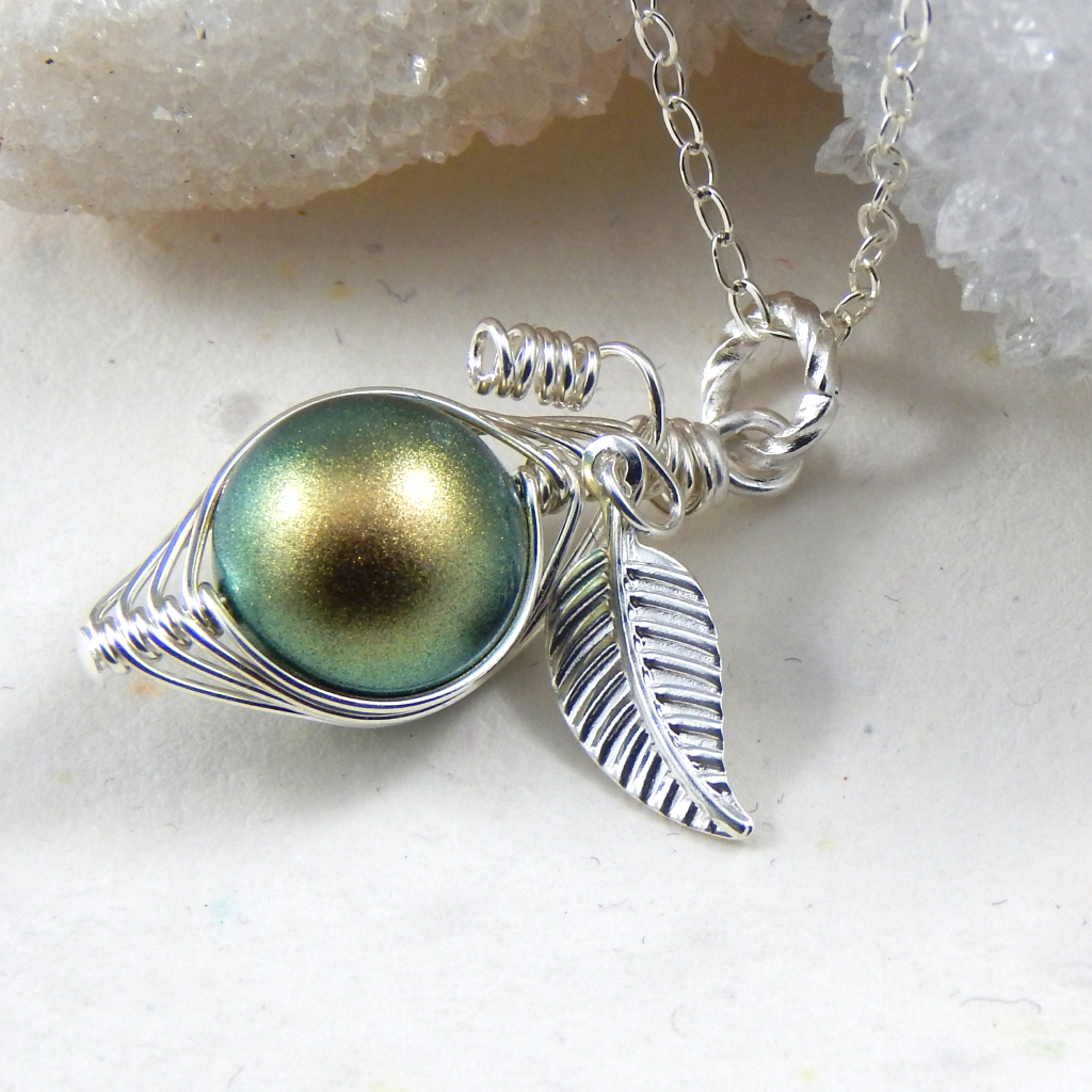 One  Pea In A Pod Silver Necklace