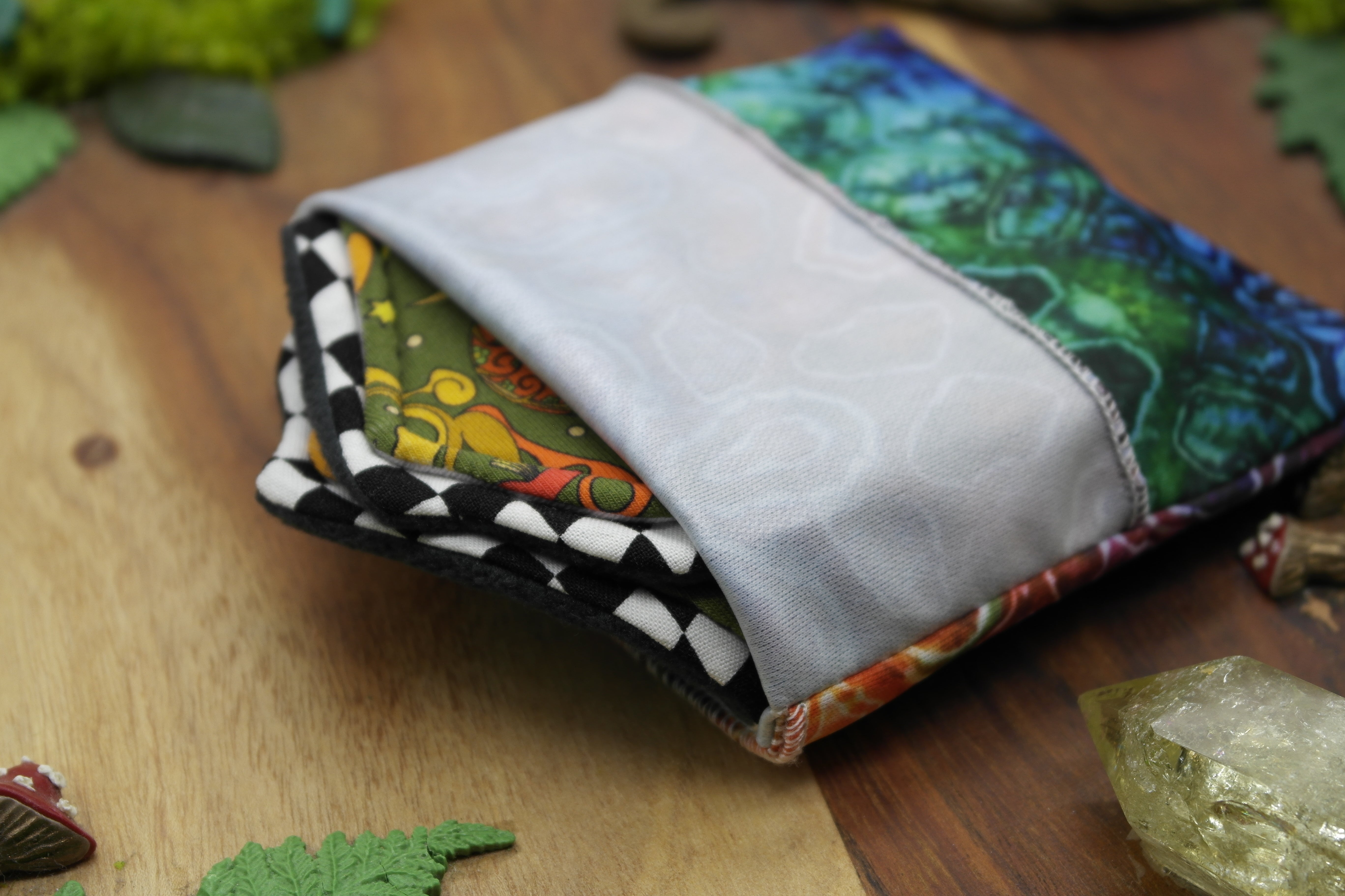 Rainbow Geodes Waterproof Pouch