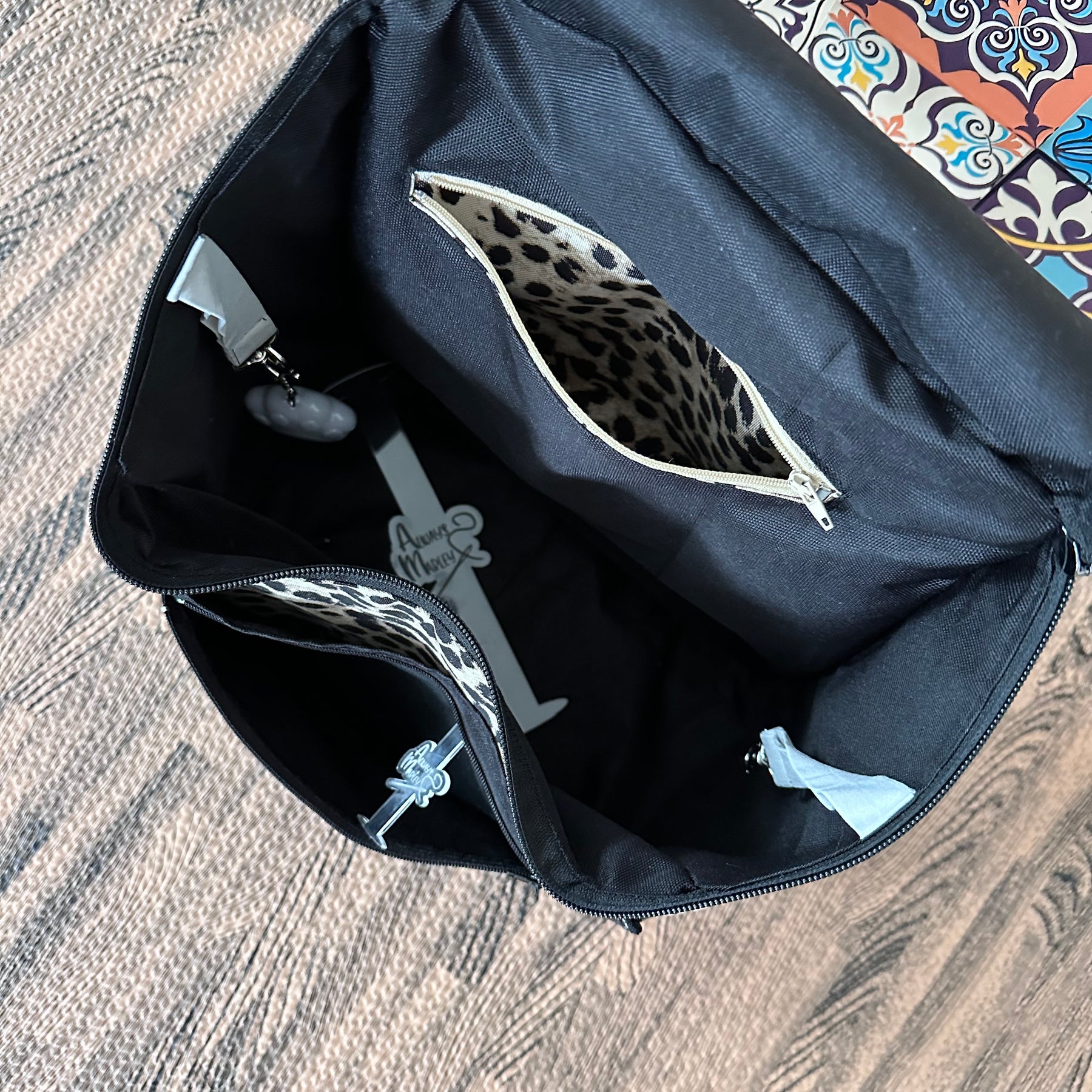 Wide mouth back pack