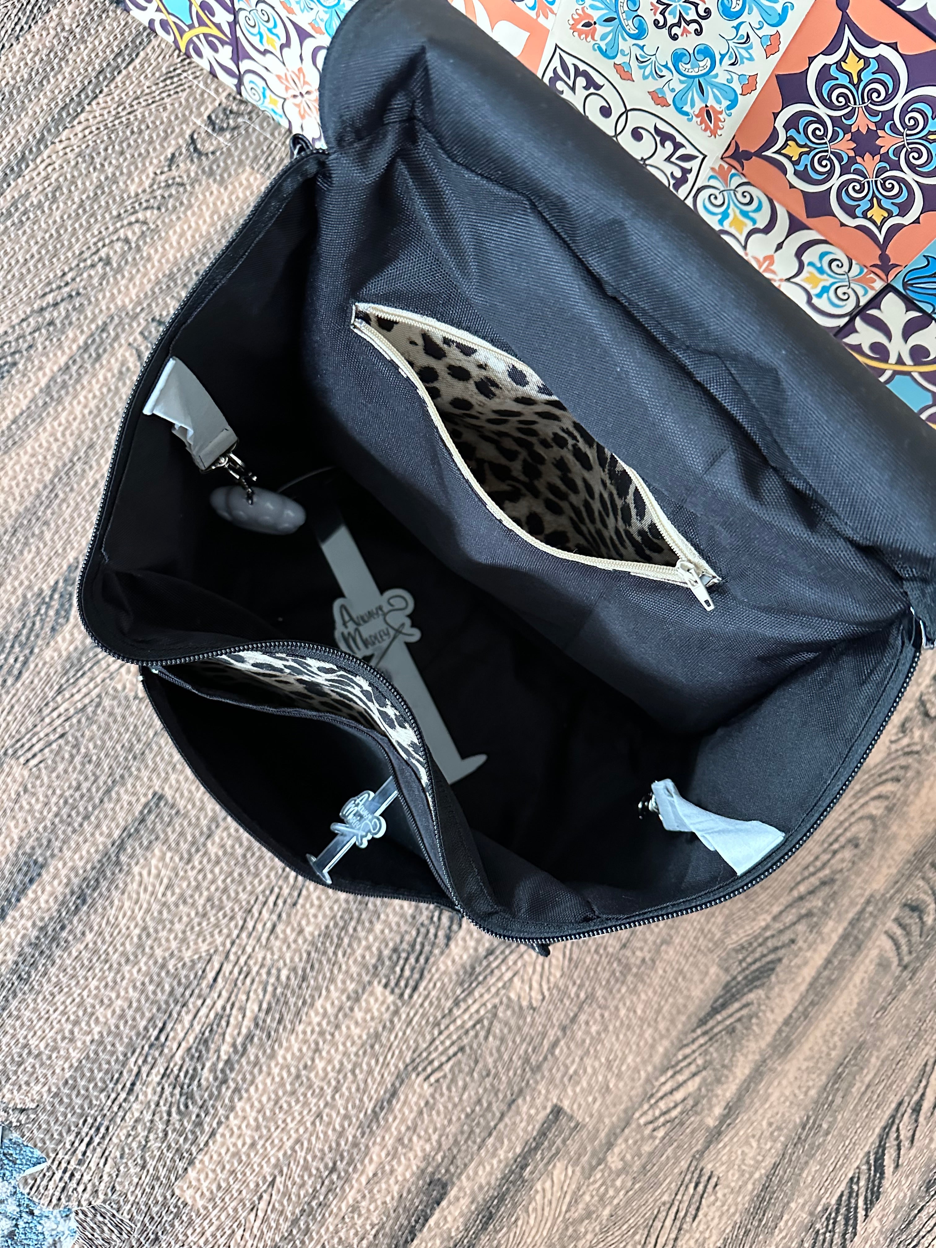 Wide mouth back pack