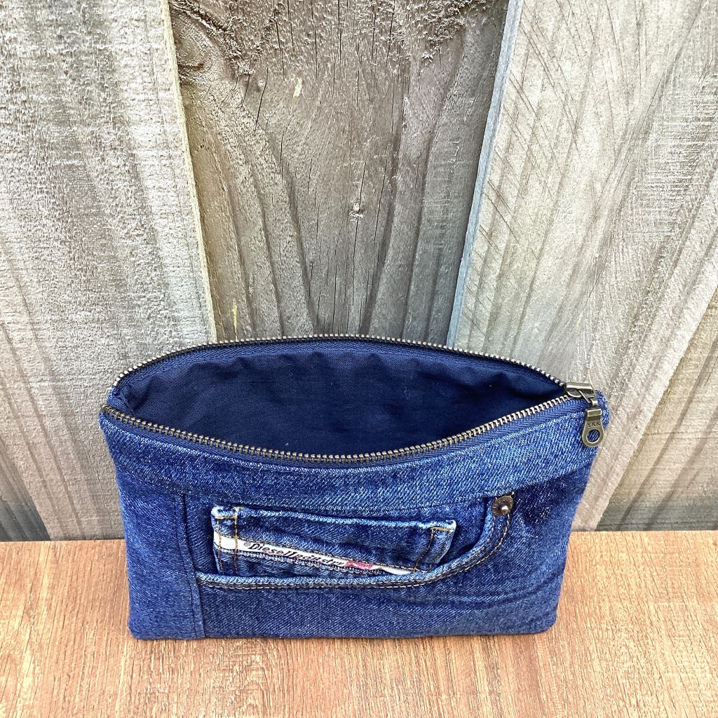 Upcycled Denim Coin Purse – Diesel Jeans Pocket