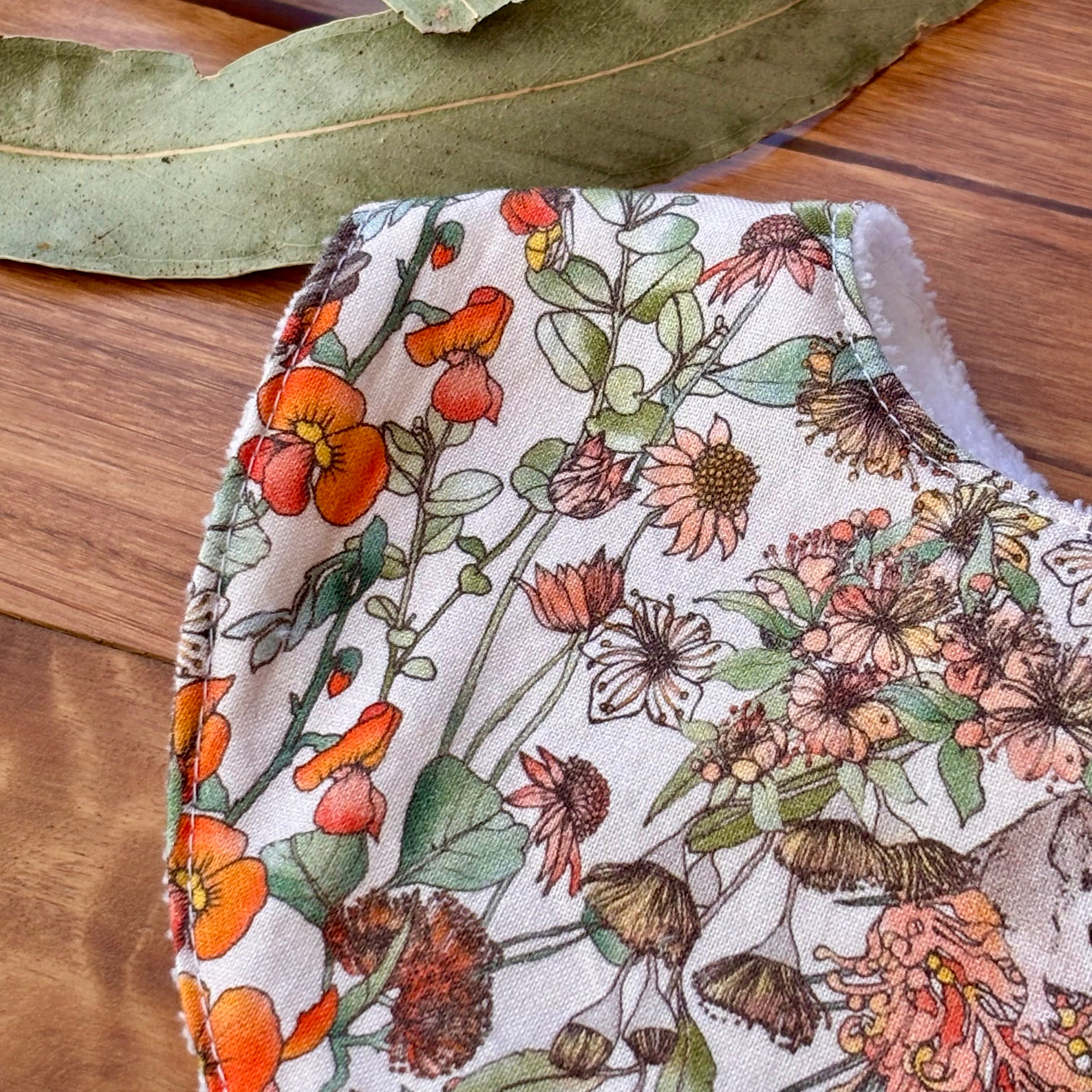 Australiana Baby Bib Set | Bush Friends | Ready to Ship
