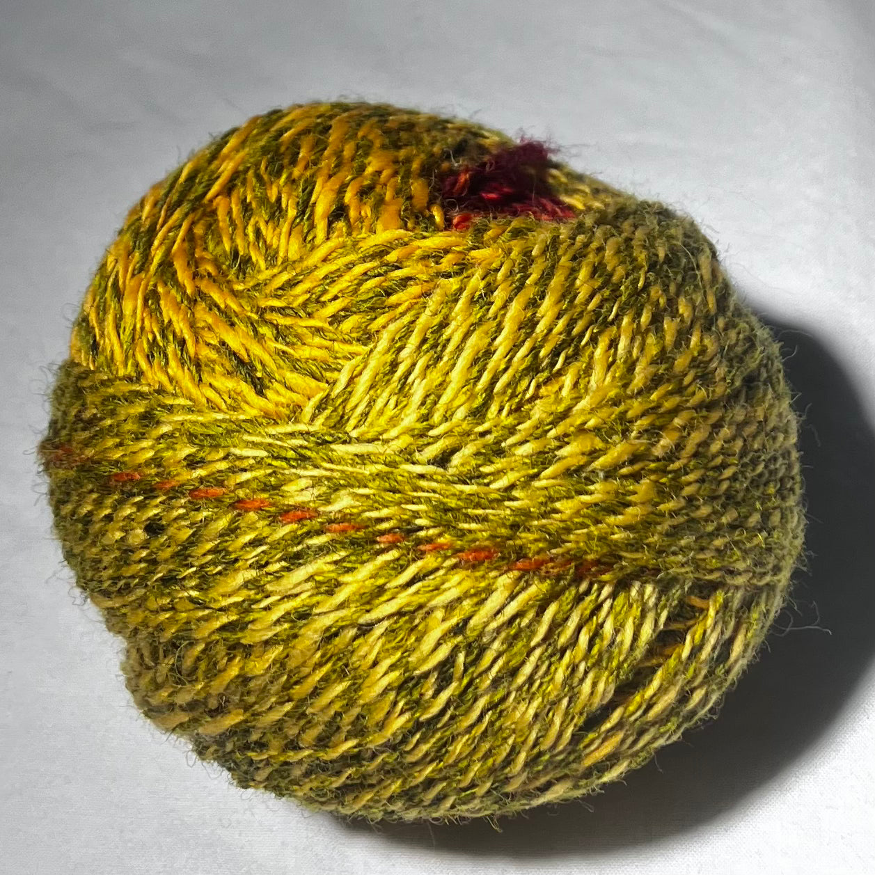 Colour work wool yarn