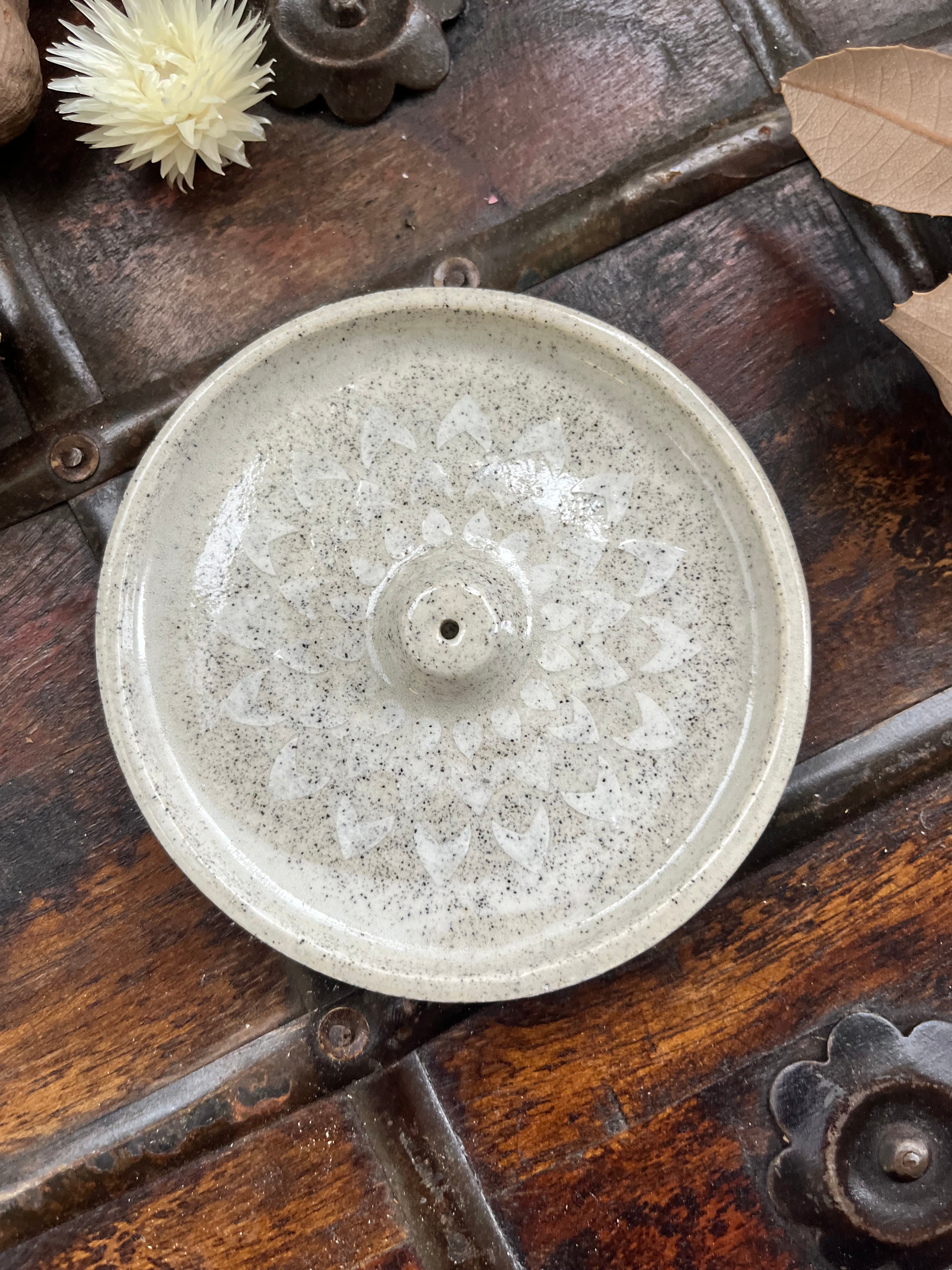 White Incense Holder