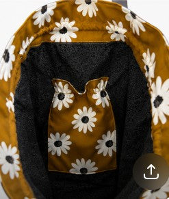 Mustard Daisy Tote