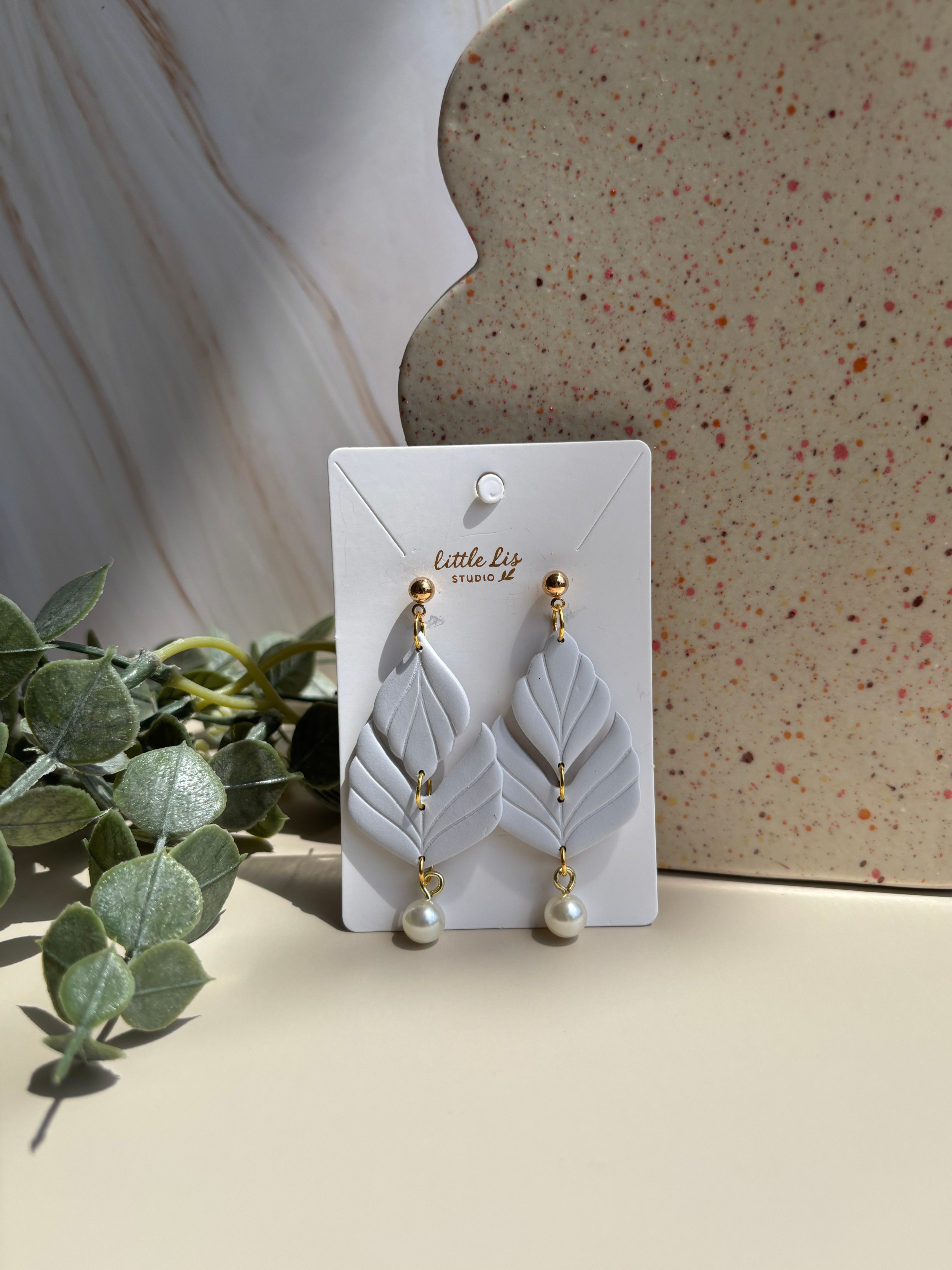 Elloise - Polymer Clay Dangle Earrings