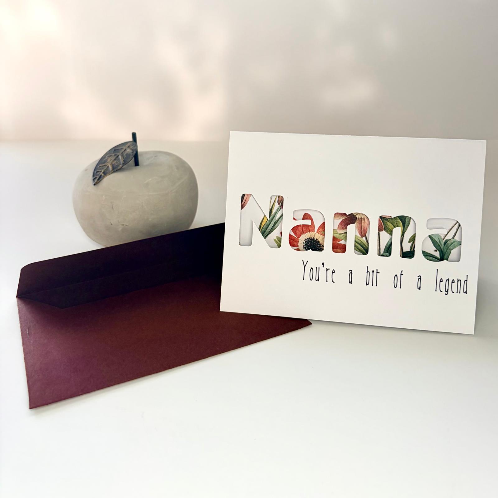 A6 Greeting Card & Envelope | Nanna