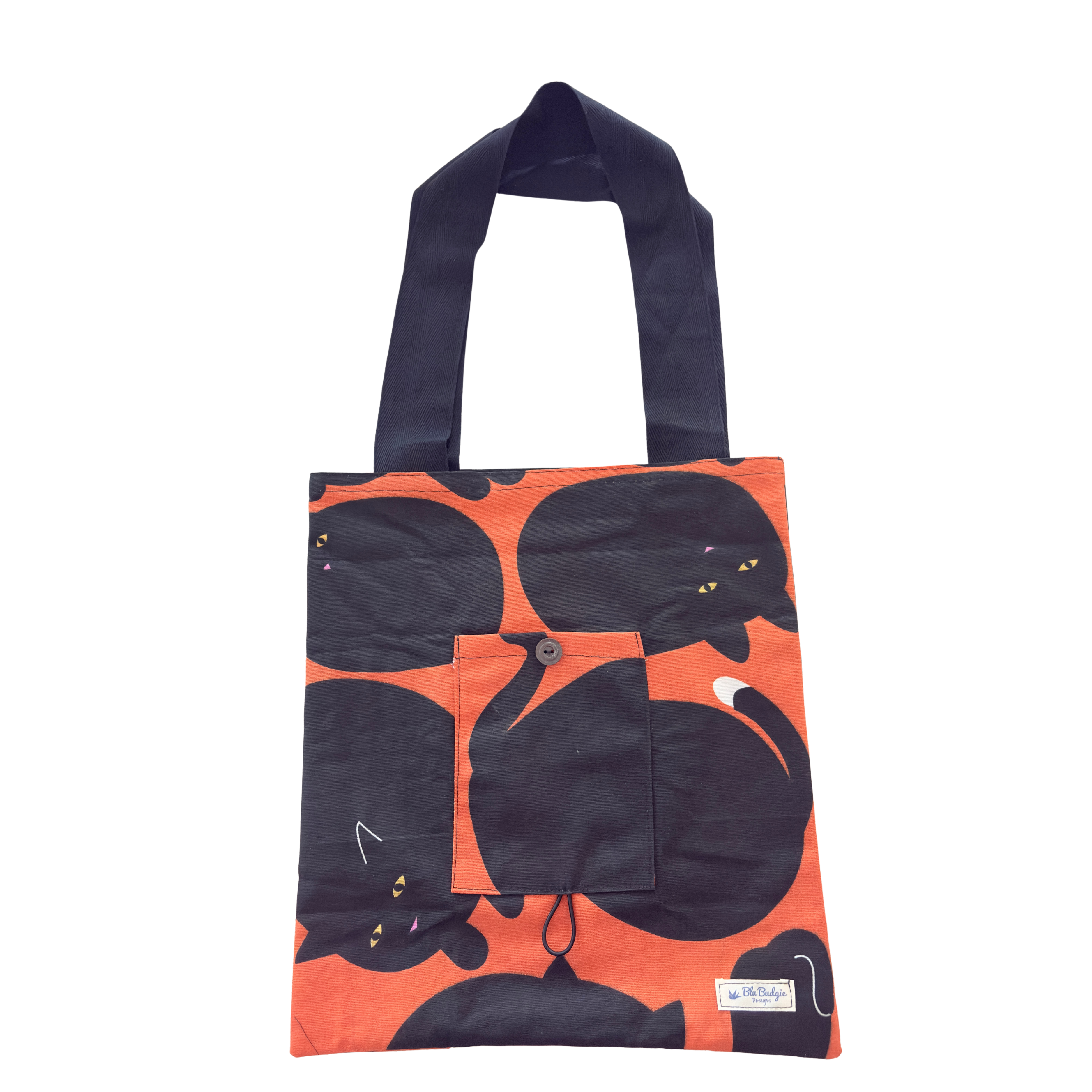 'Chonky Cat' Folding Tote Bag