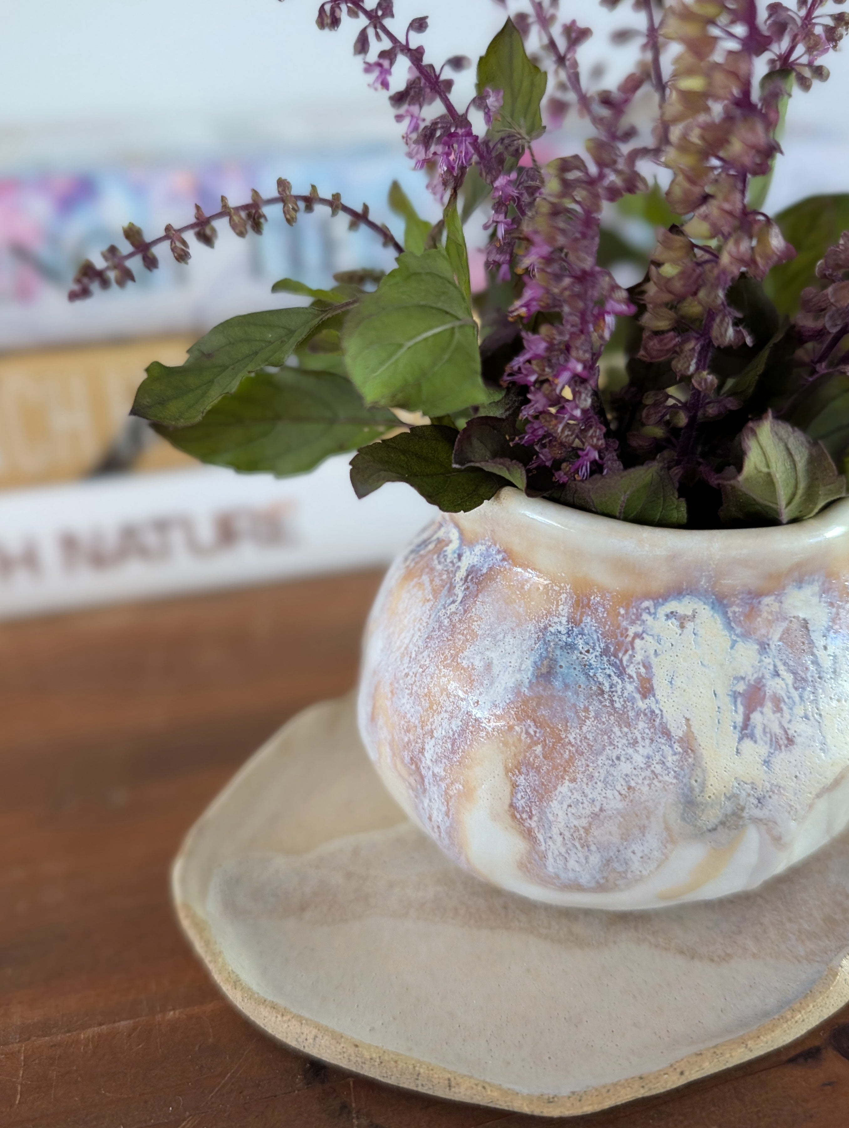 Ceramic Small Vase Set | for foraged herbs and blooms