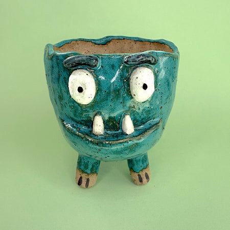 Ceramic monster pot