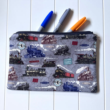 Train pencil case