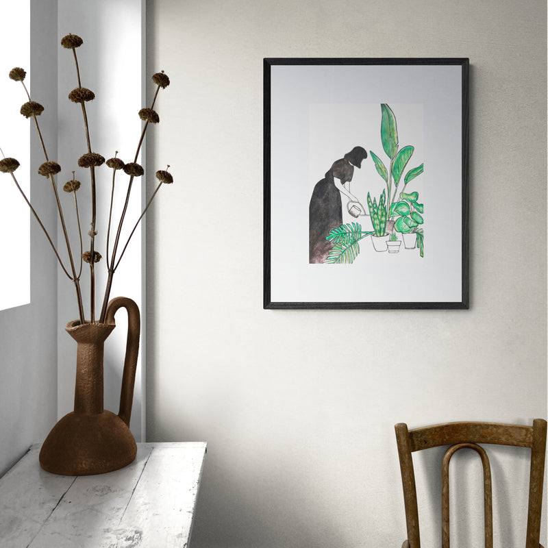 Garden Forager Giclee Print