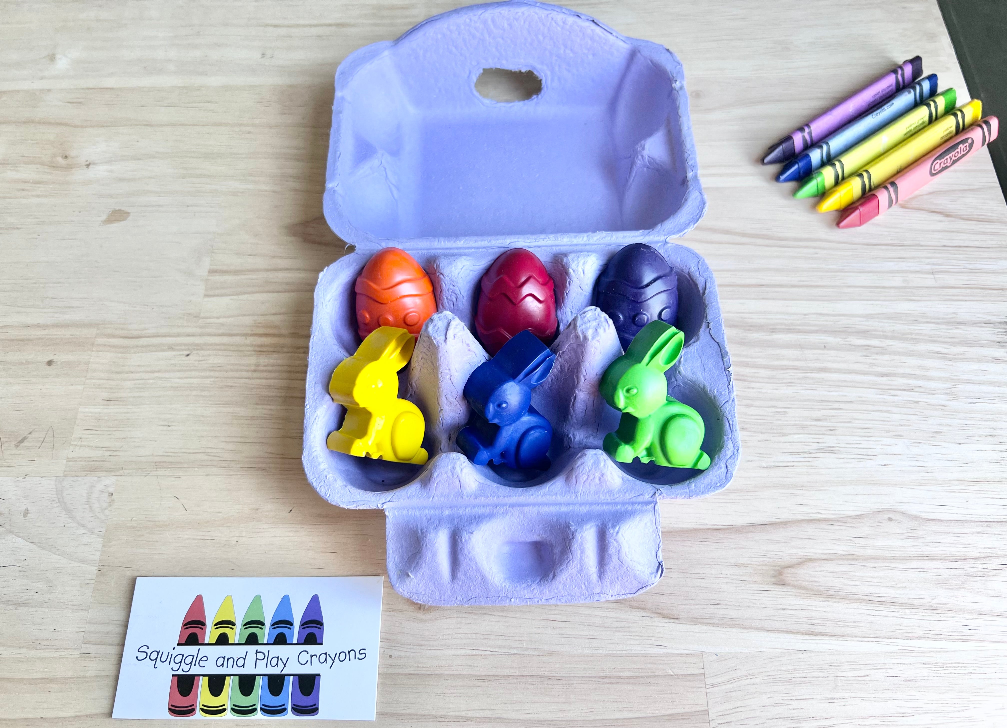 Bunny & Egg Crayon Carton – Easter Gift Set