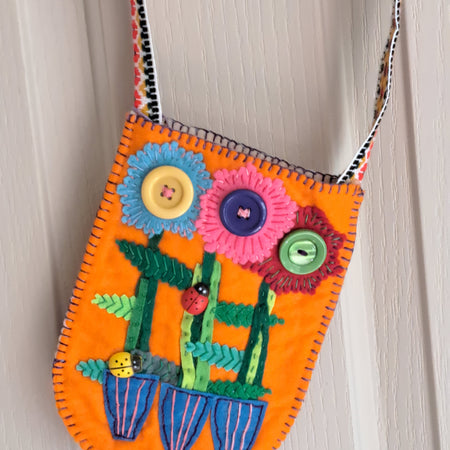Children’s Pocket and Treasure Bags Over the Shoulder