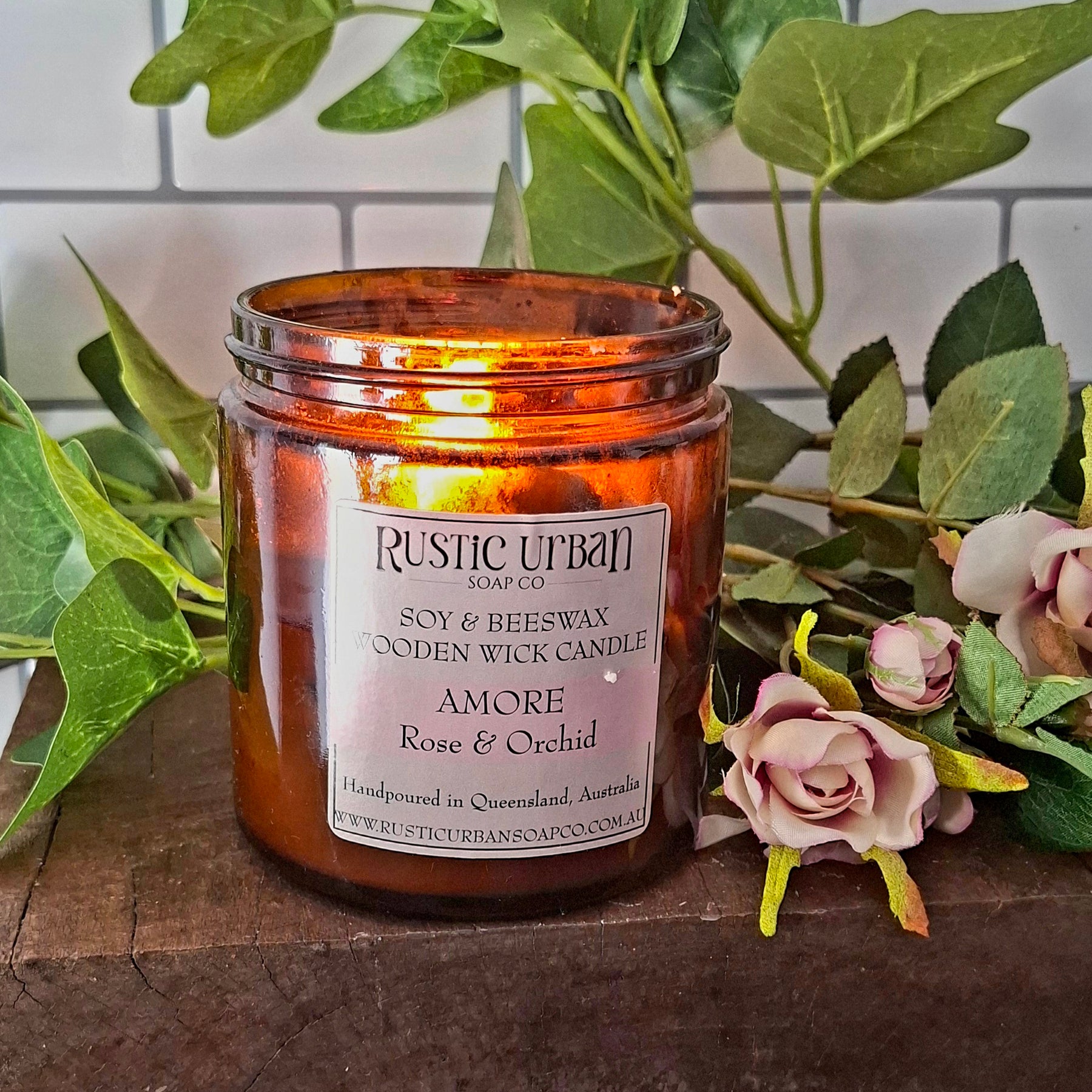 Wood Wick candle - Soy & Beeswax