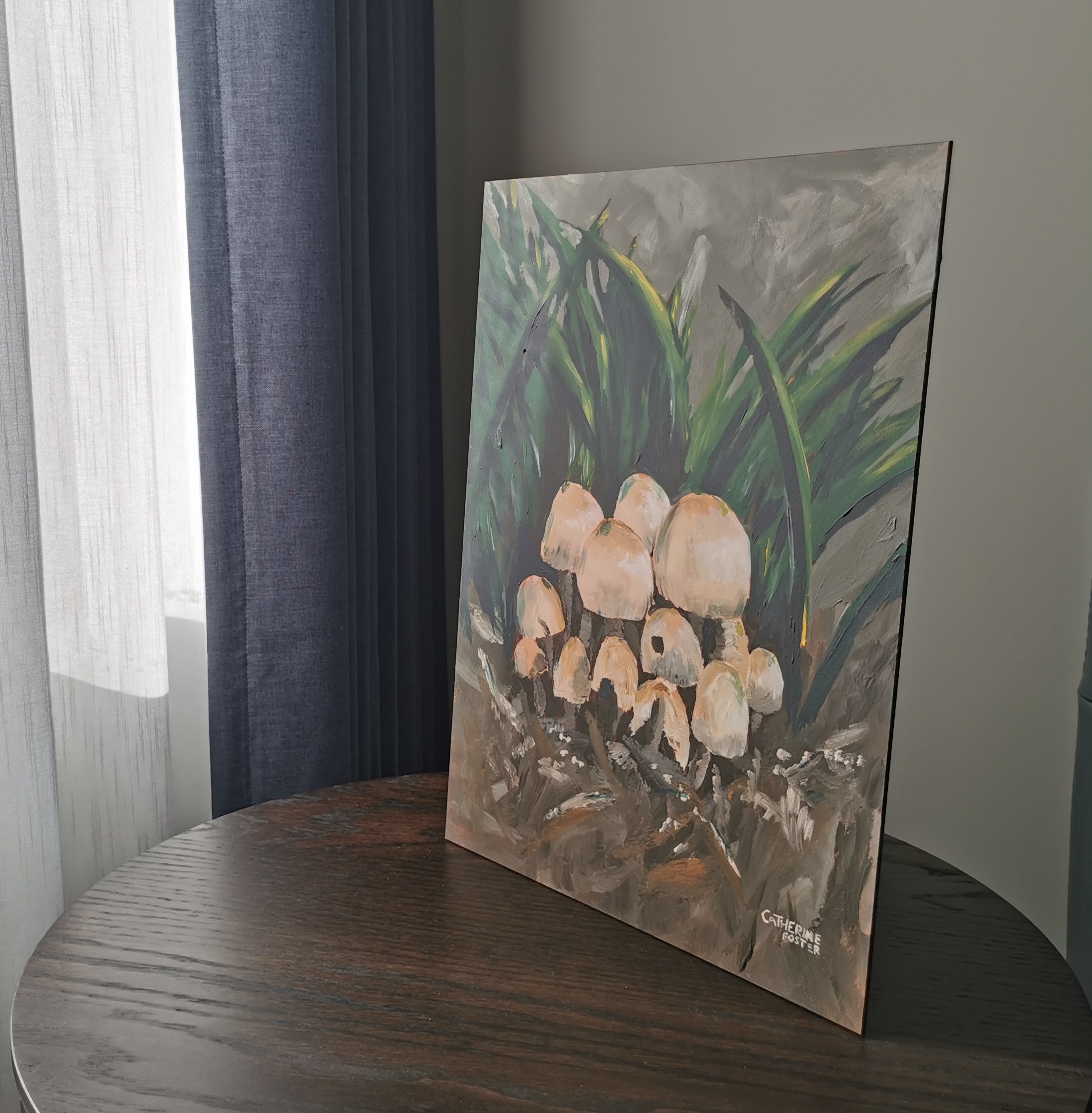 Mushroom Hideaway - Original Art Painting