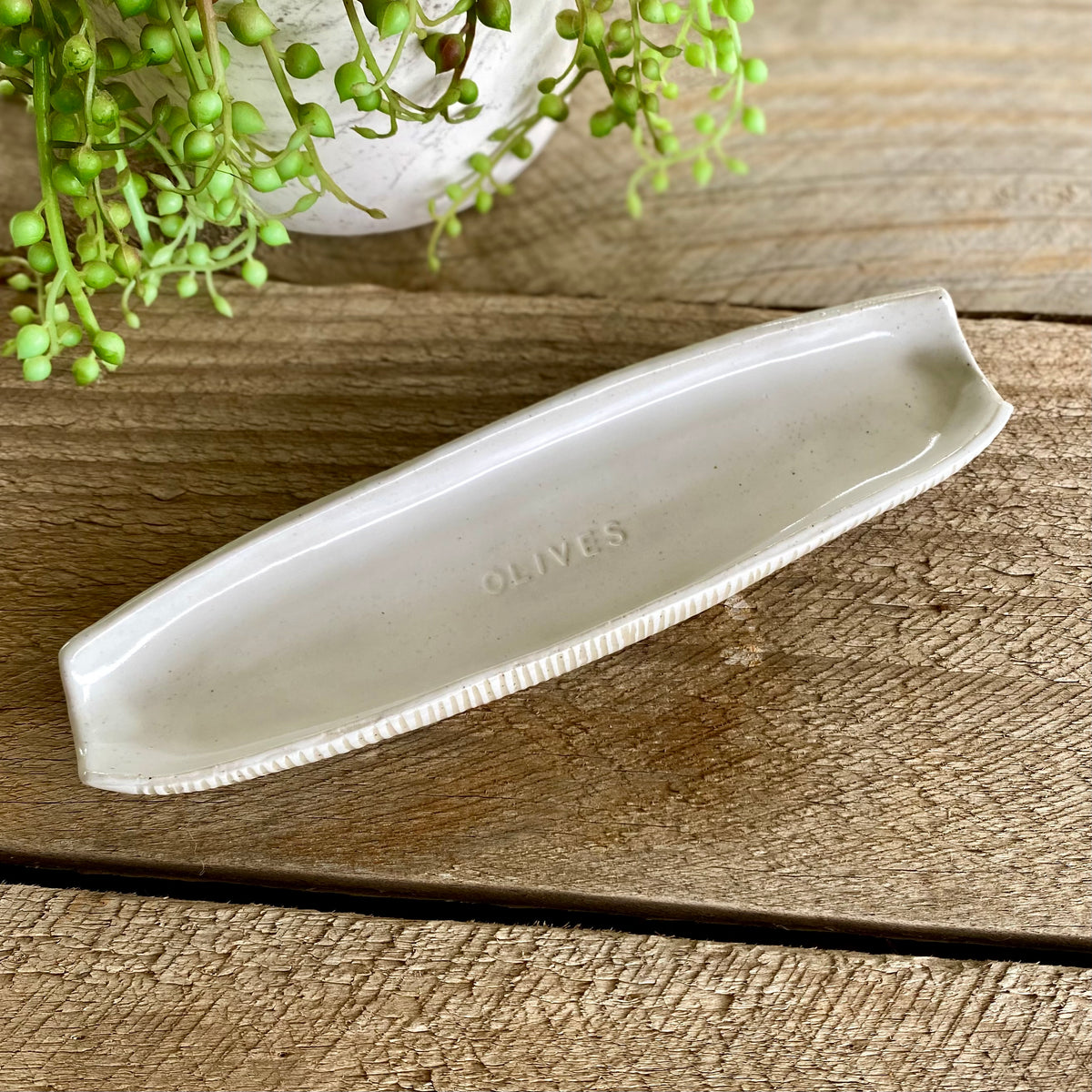 Olive & Earth — Handmade Ceramic Olive Boats