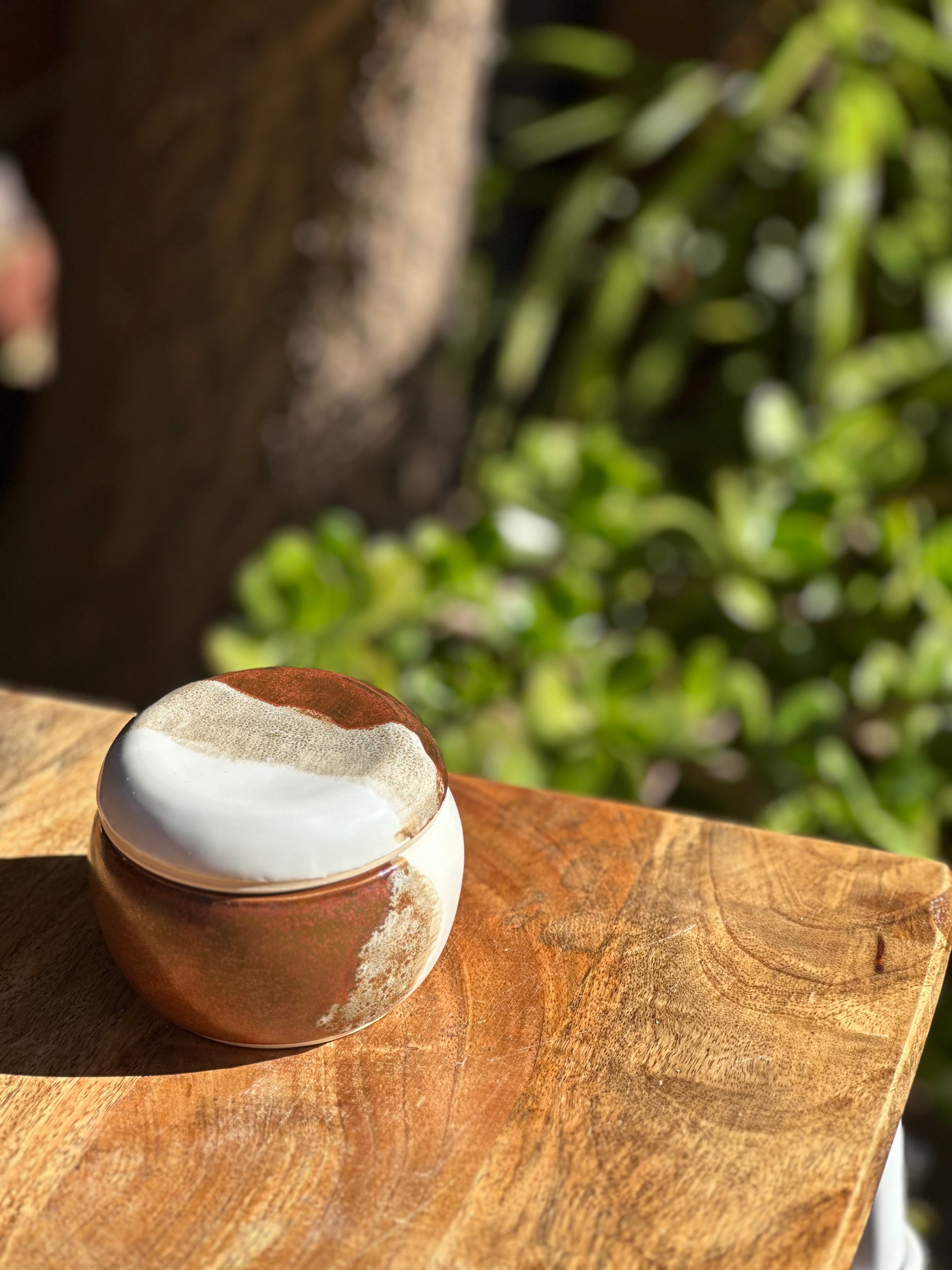 Pilbara Calling Lidded Pot | Handmade Ceramic Trinket Jar | Stoneware Storage Vessel