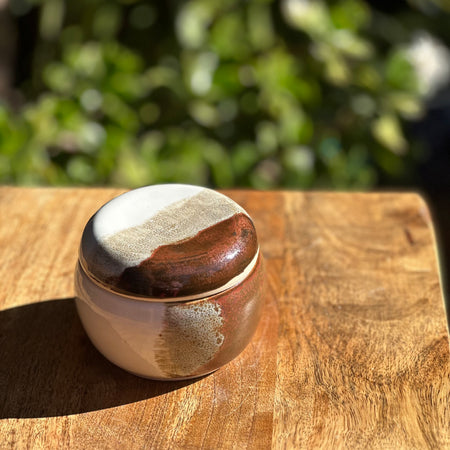 Pilbara Calling Lidded Pot | Handmade Ceramic Trinket Jar | Stoneware Storage Vessel