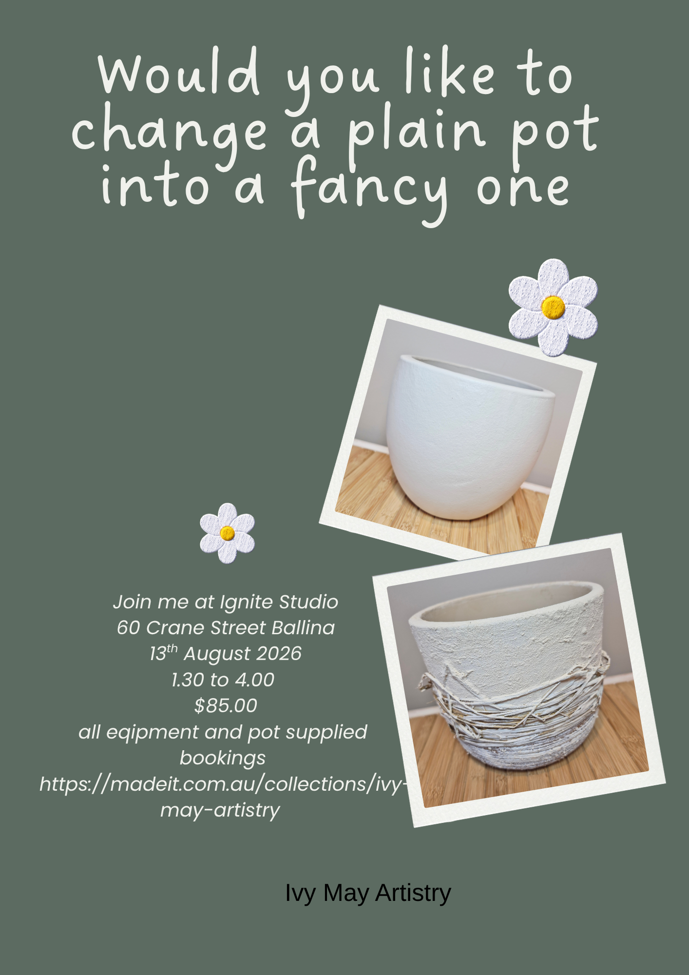 Upcycle a plain Pot to something unique