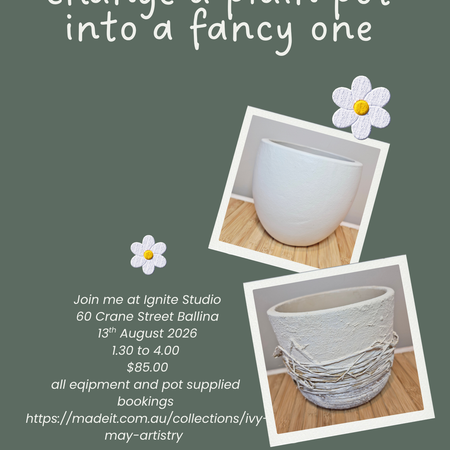 Upcycle a plain Pot to something unique