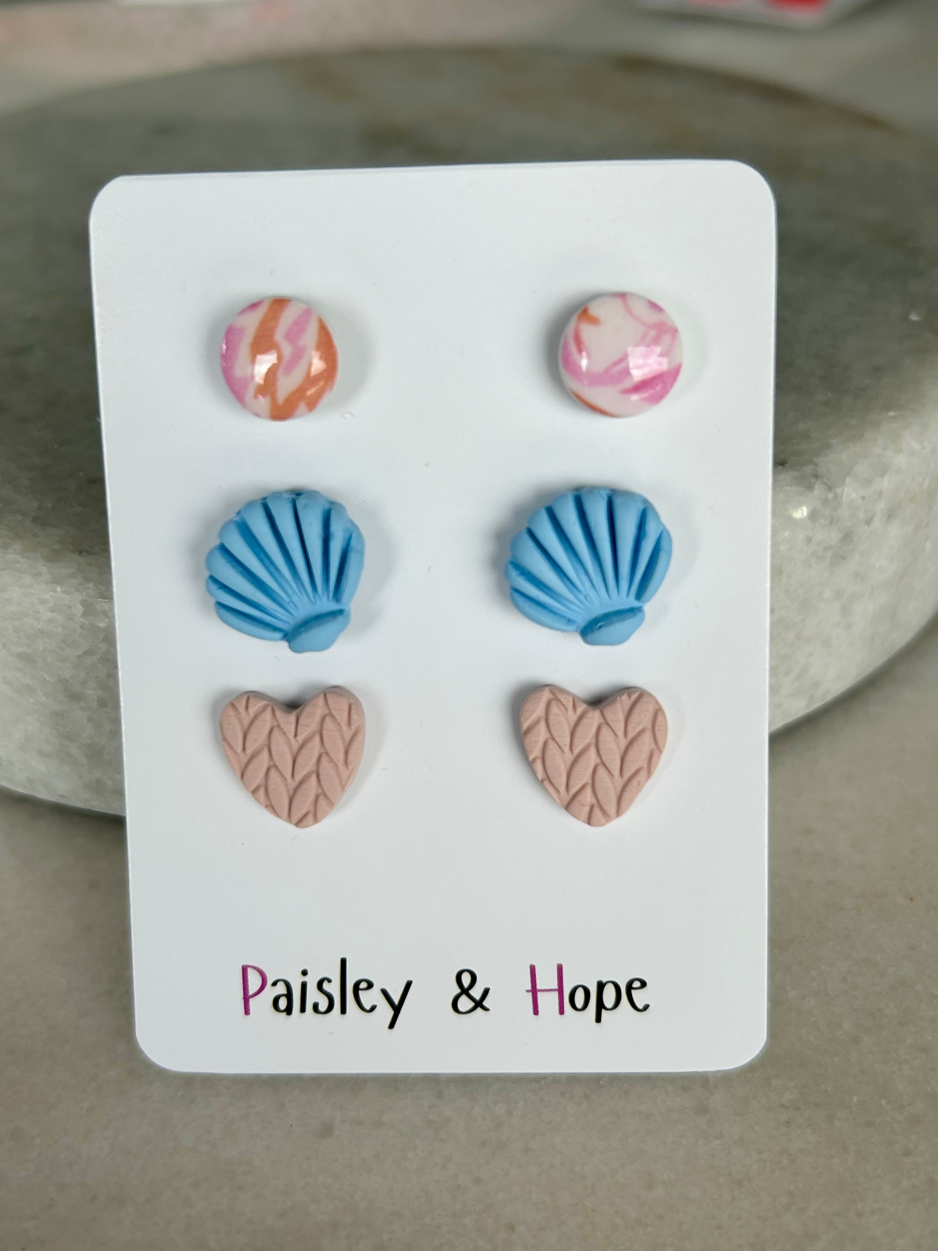 Polymer Clay Stud Pack - Choose design