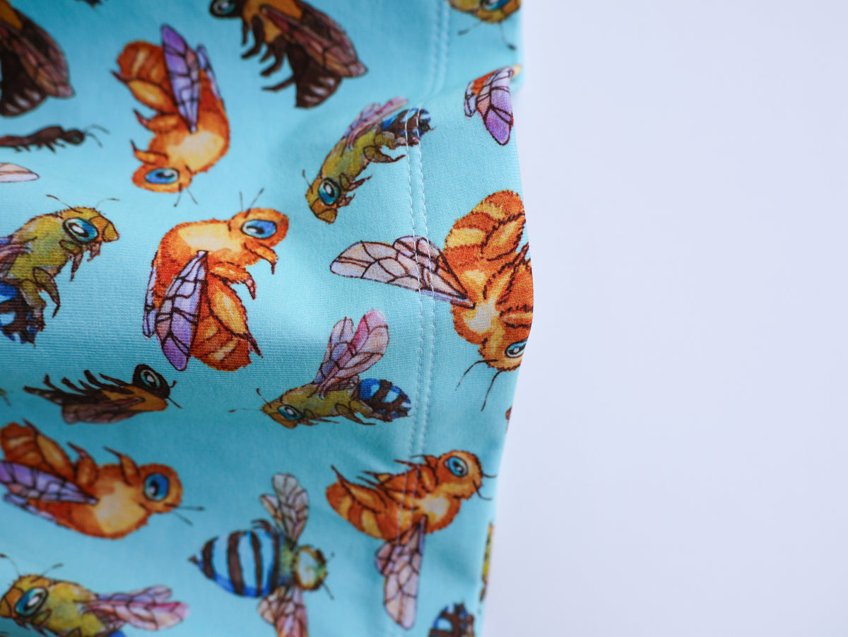 Australian native bees organic cotton dress 2026-27